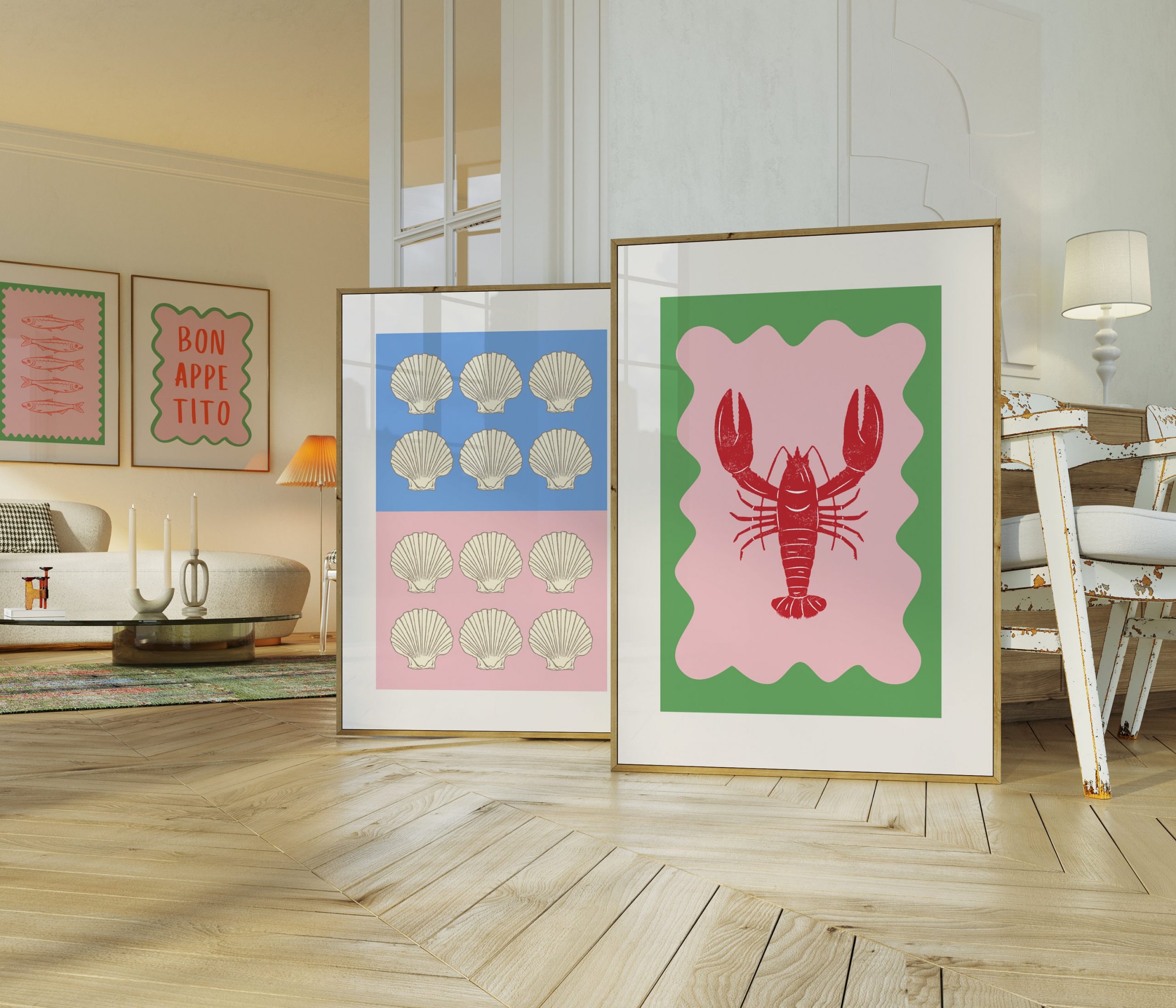 Lobster - Wavy Frame Green - Image 8