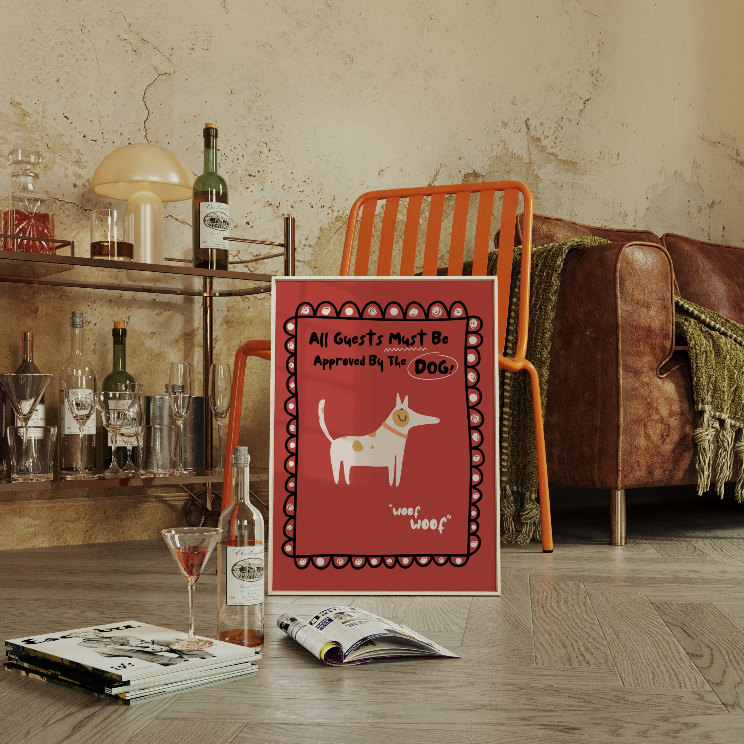 All Guests Must Be Approved By The Dog - Image 4