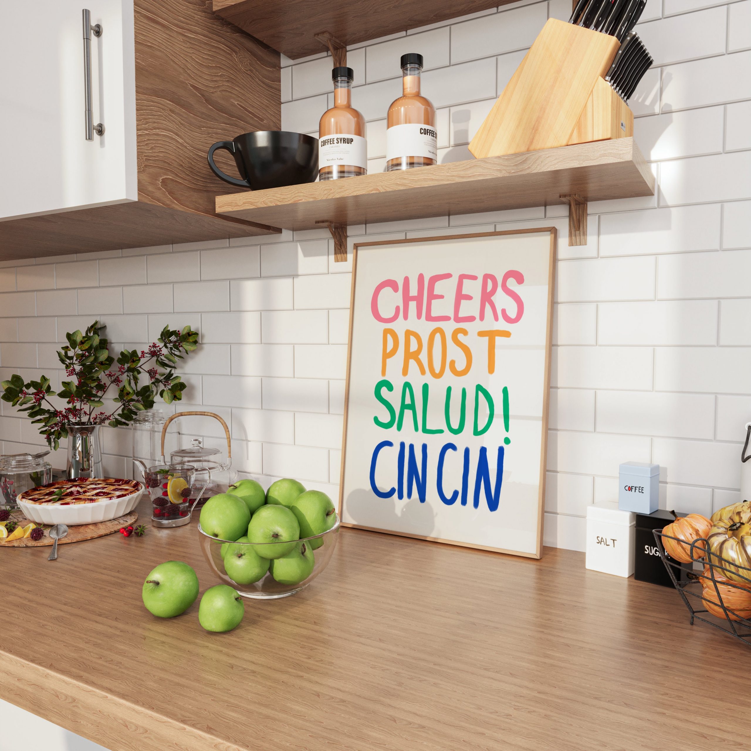 Cheers Prost Salud Cin Cin - Hand Drawn - Image 4