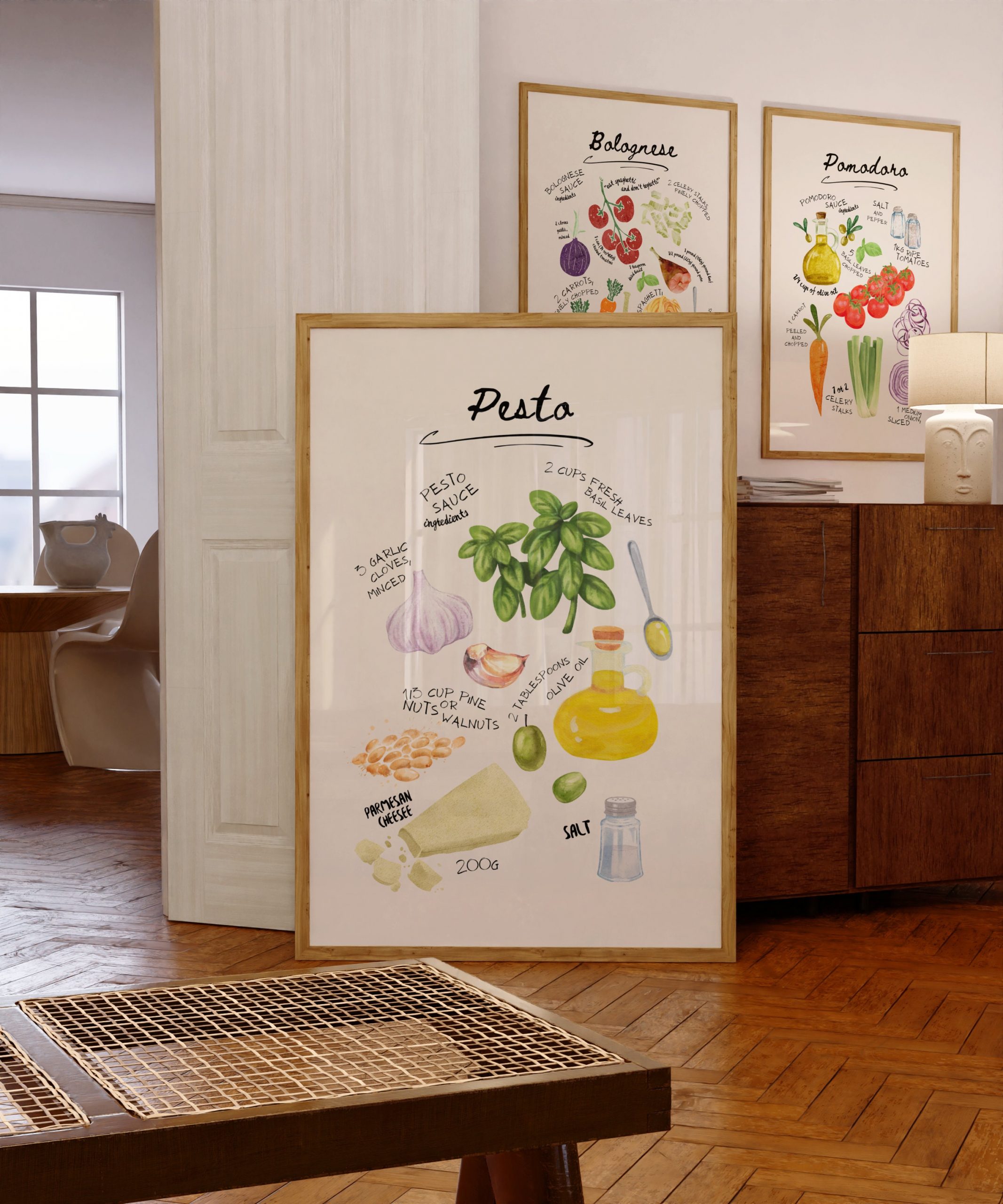 Set of 3 - Ingredients Sauce Recipe - Image 4