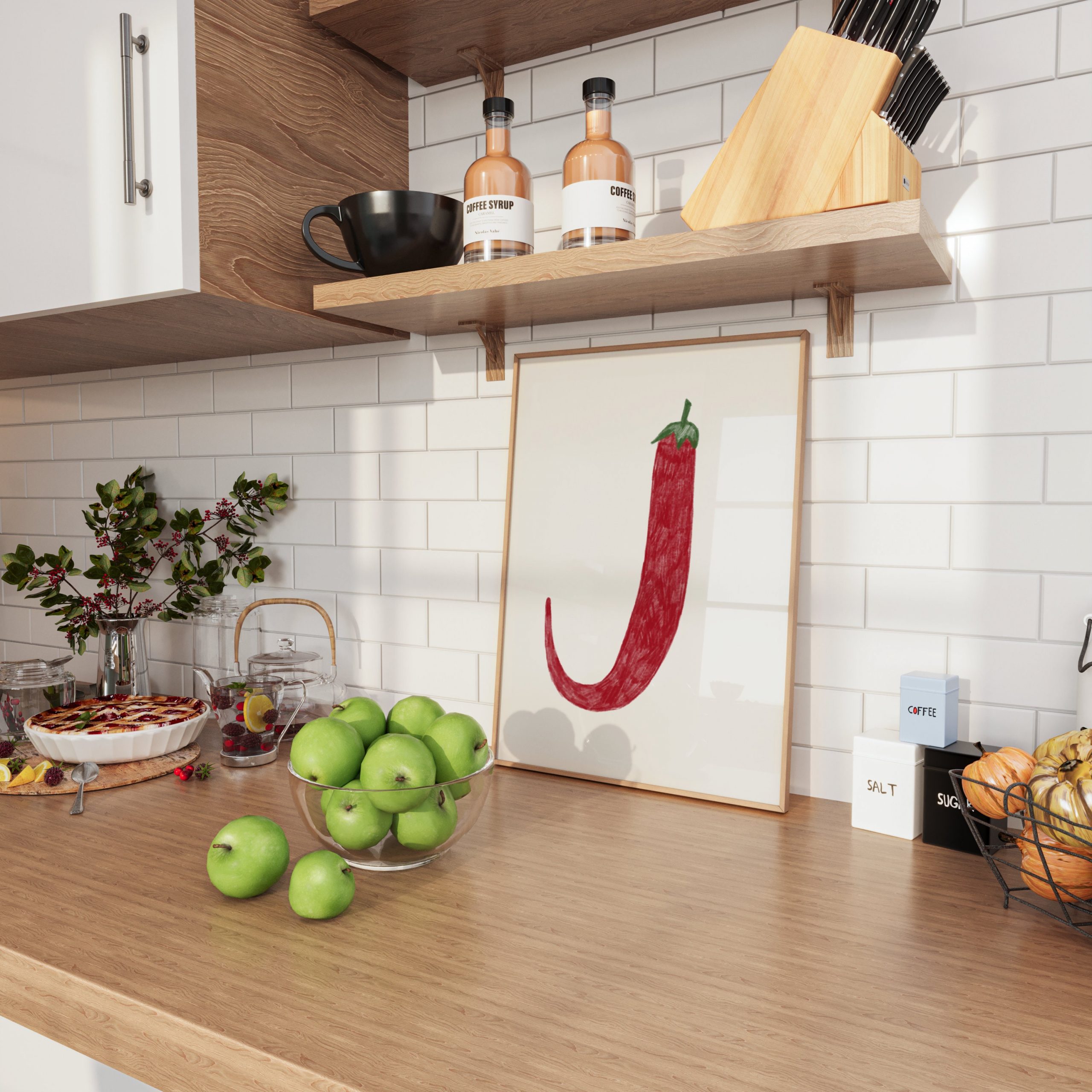 Red Chilli Pepper - Hand Drawn - Image 2