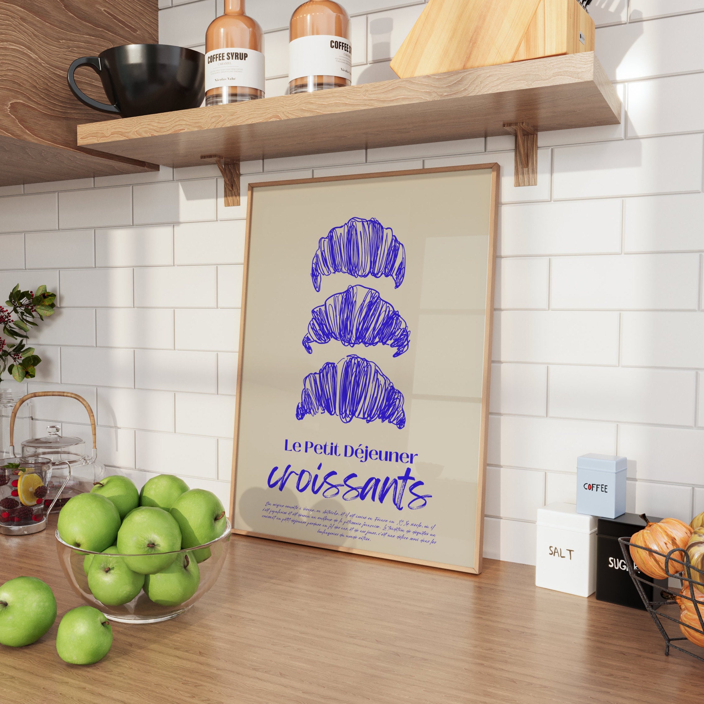 Le Petit Déjeuner - Hand Drawn Kitchen Mockup
