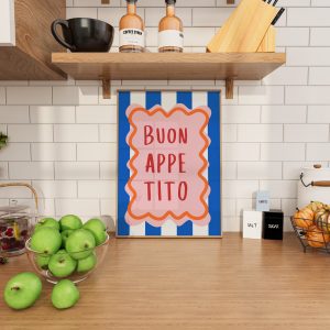 Buon Appetito Eclectic – Blue Kitchen Mockup