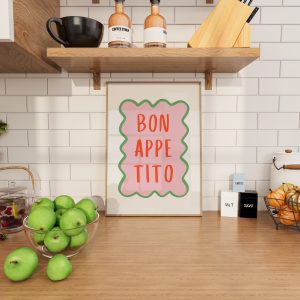 Bon Appetito - Eclectic Green Kitchen Mockup