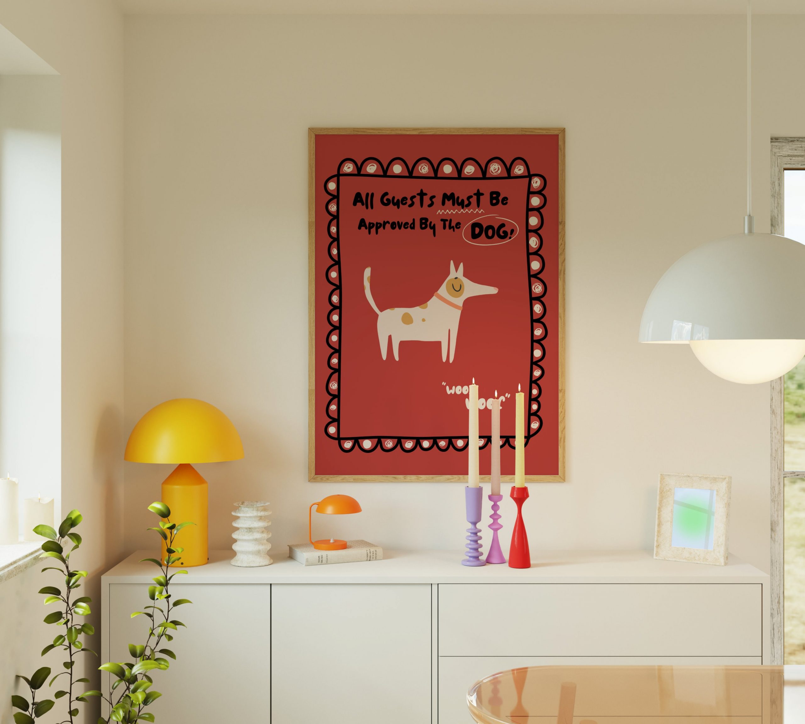 All Guests Must Be Approved By The Dog - Image 3