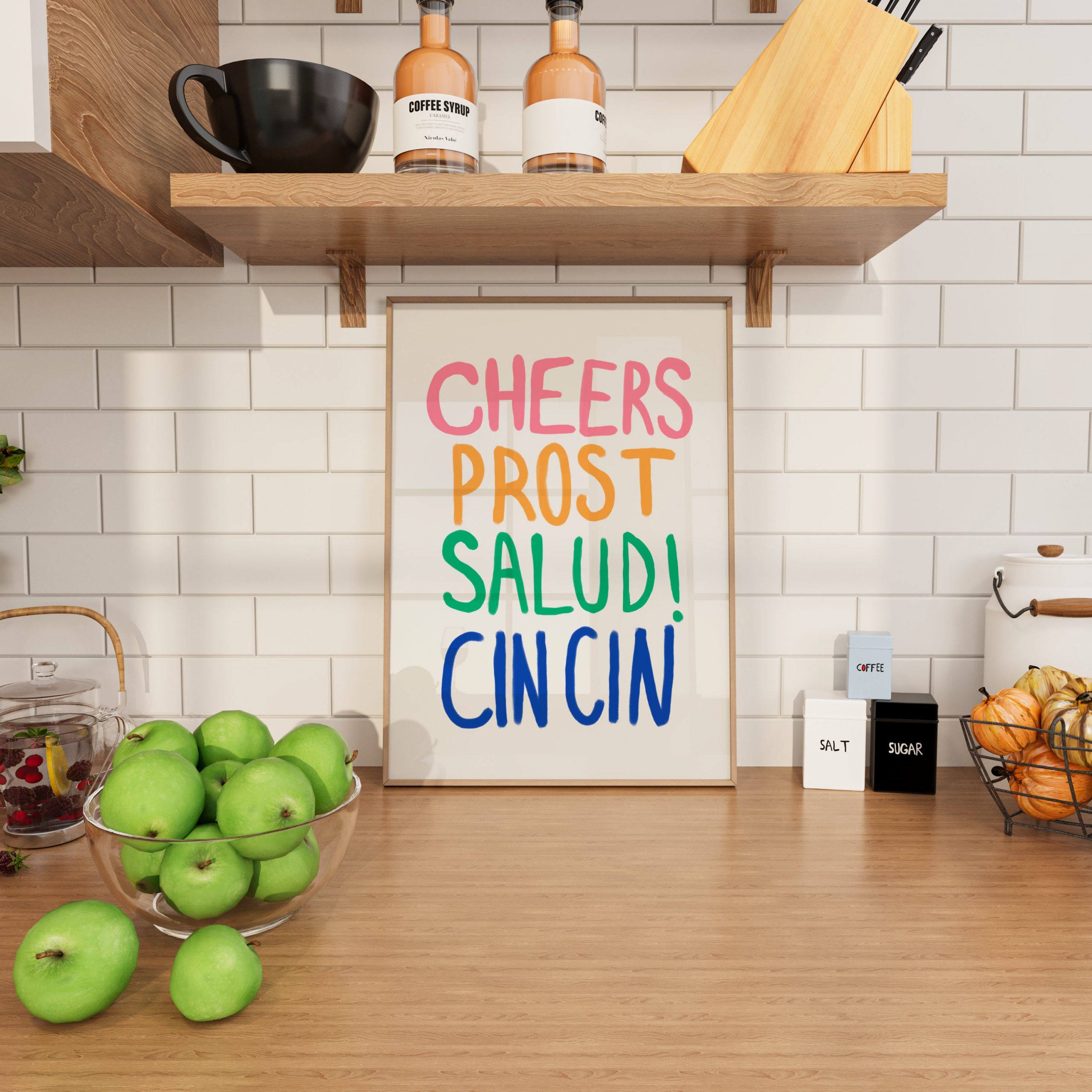 Cheers Prost Salud Cin Cin - Hand Drawn - Image 6