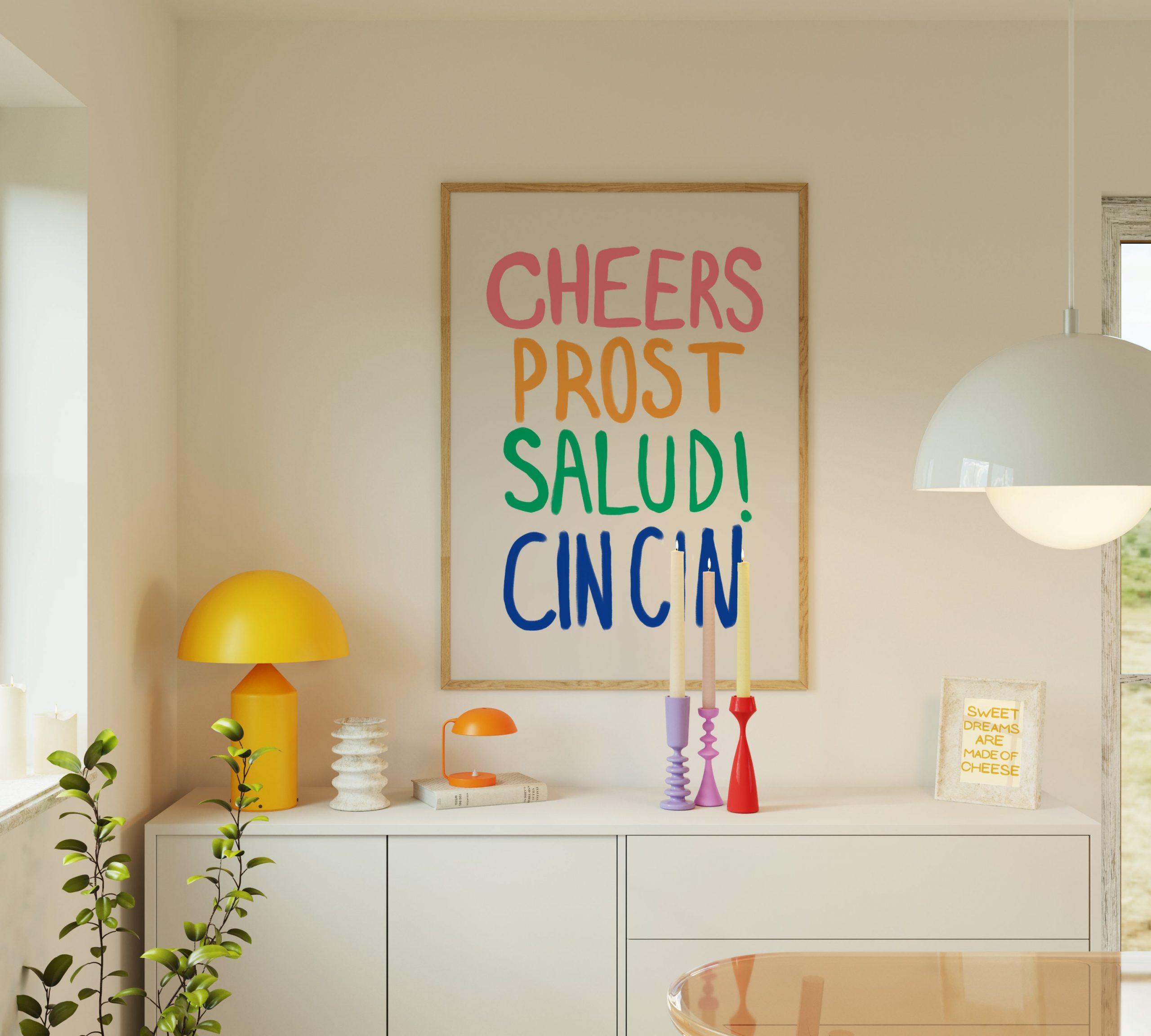 Cheers Prost Salud Cin Cin - Hand Drawn - Image 8