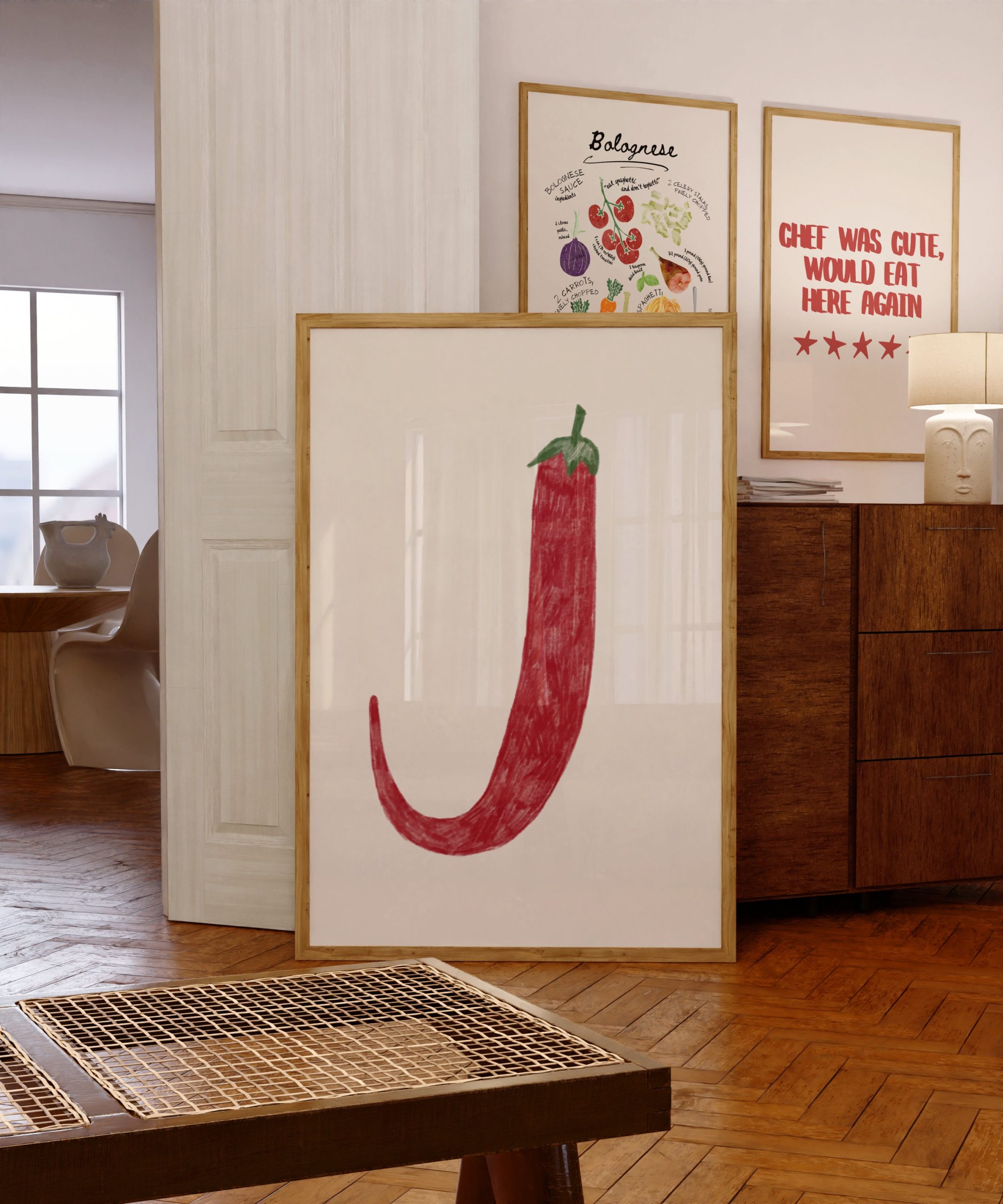 Red Chilli Pepper - Hand Drawn - Image 3