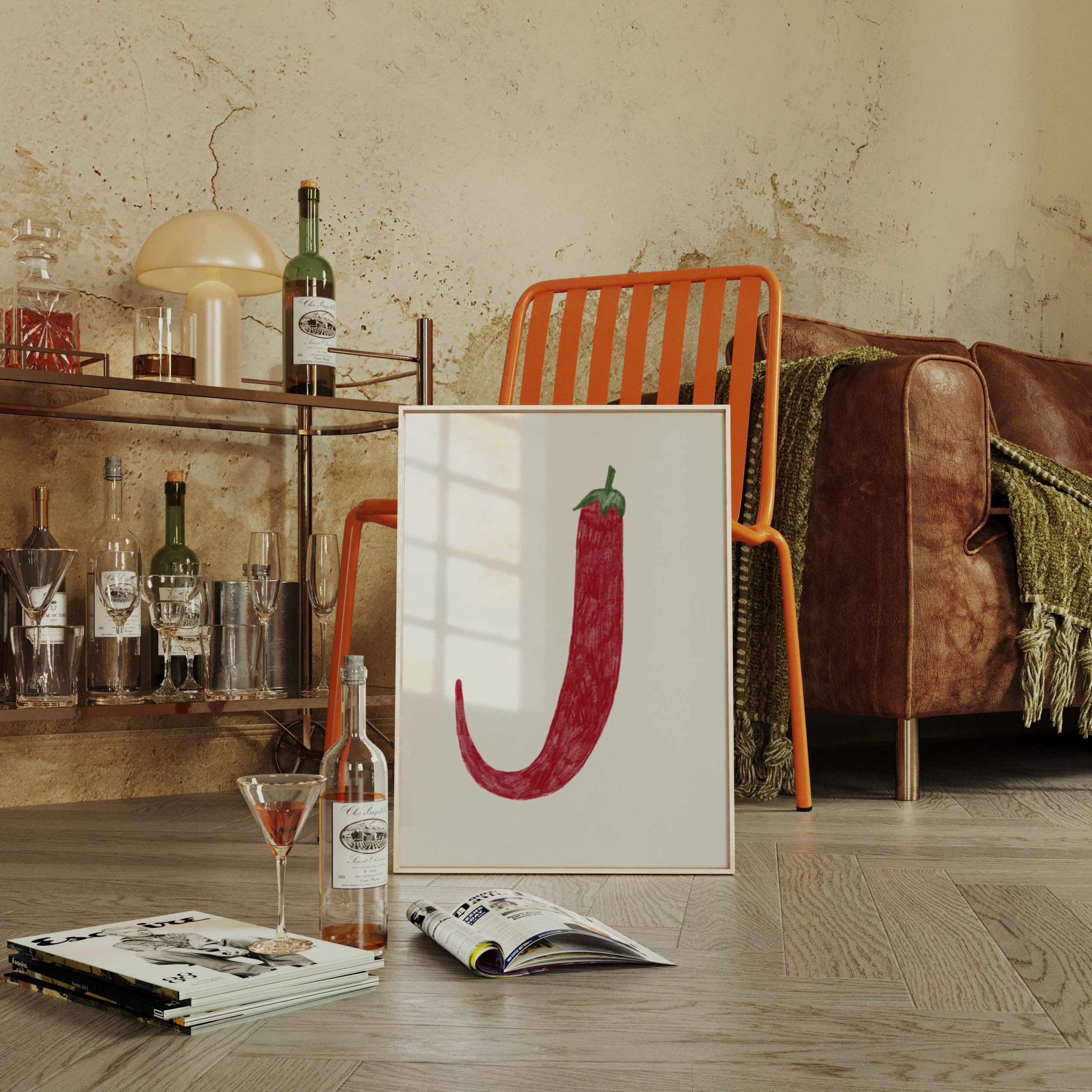 Red Chilli Pepper - Hand Drawn - Image 6