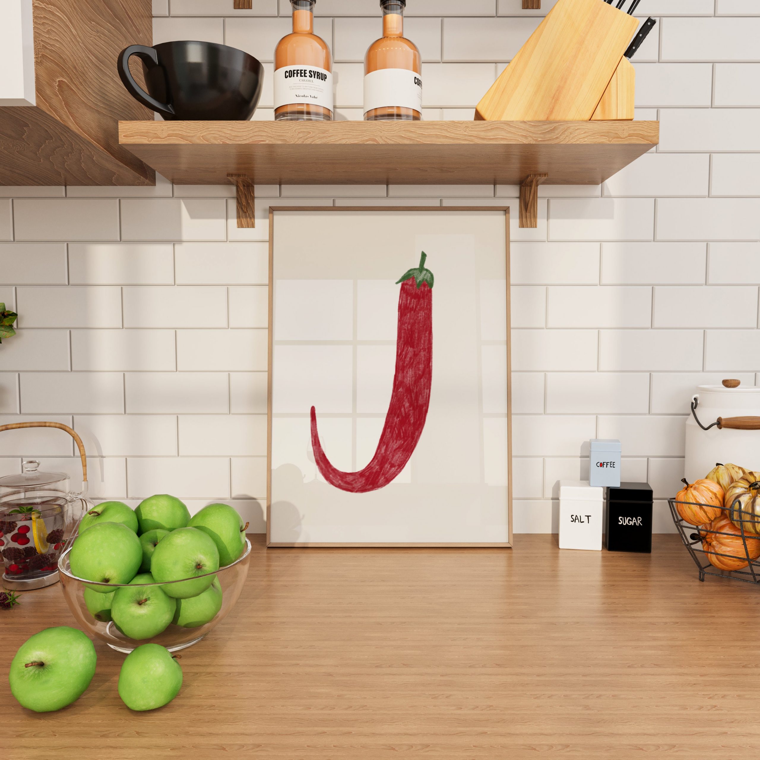 Red Chilli Pepper - Hand Drawn - Image 9