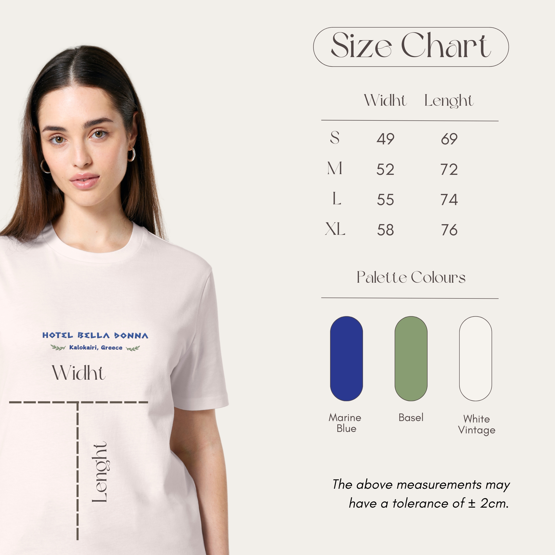 Comfortable Mamma Mia T-shirt with Greek-inspired embroidery