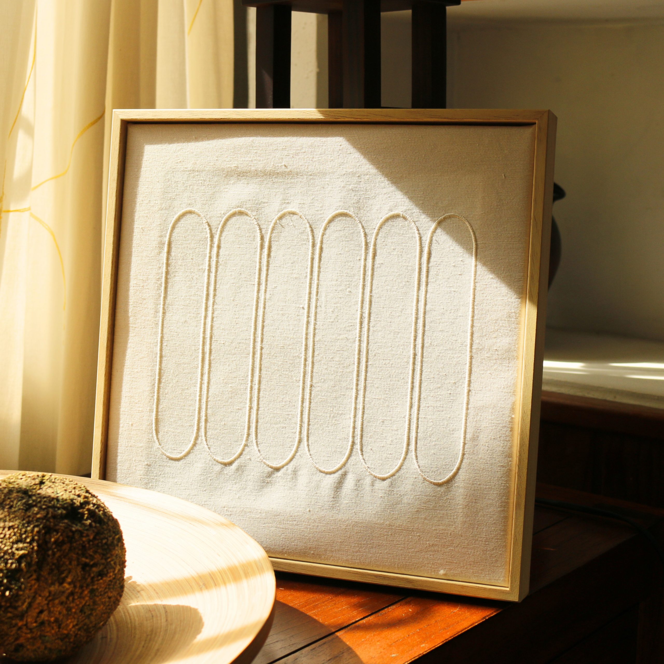 Embroidery Oval - Textil Wall Art - Image 3