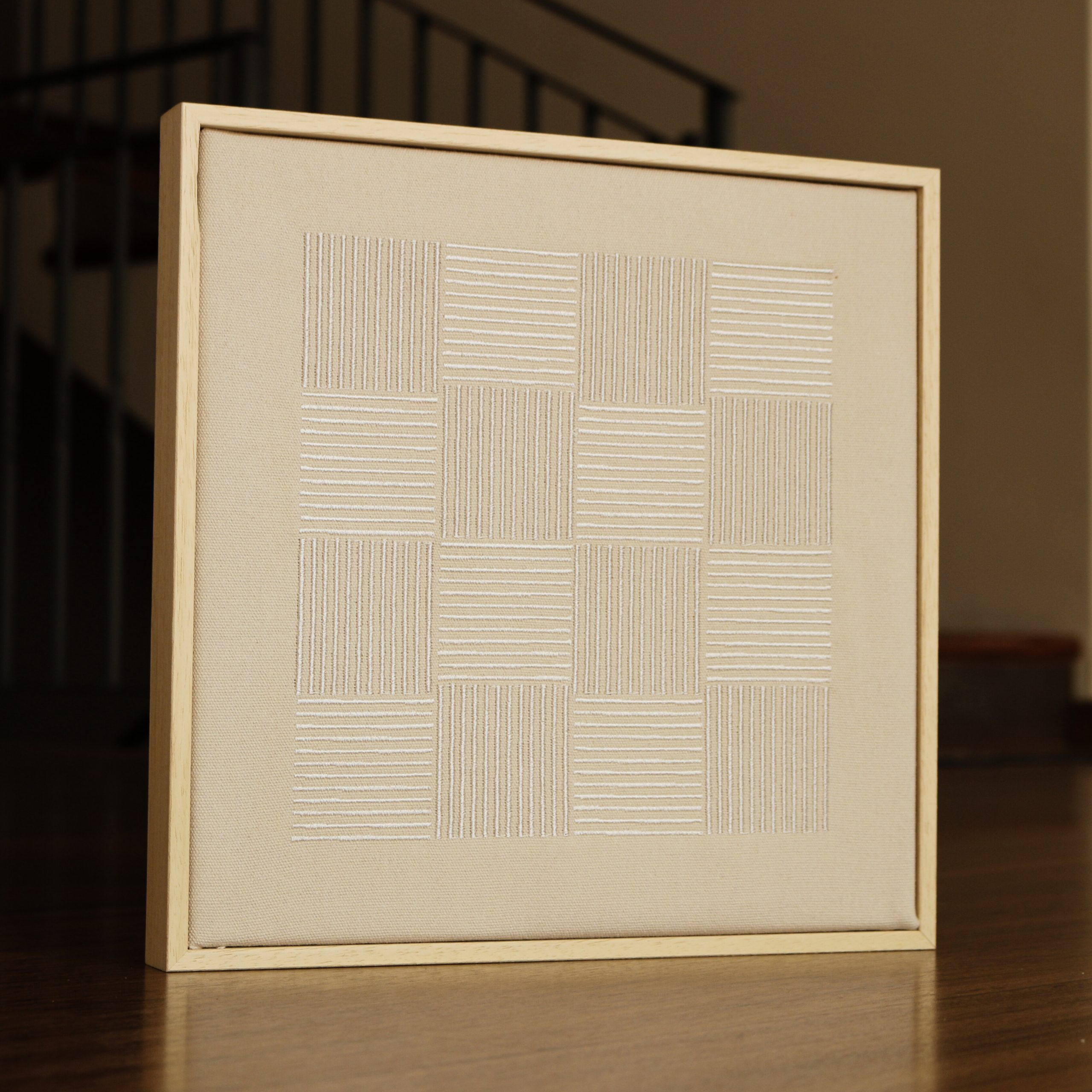 Embroidery Chess Board - Textil Wall Art - Image 2