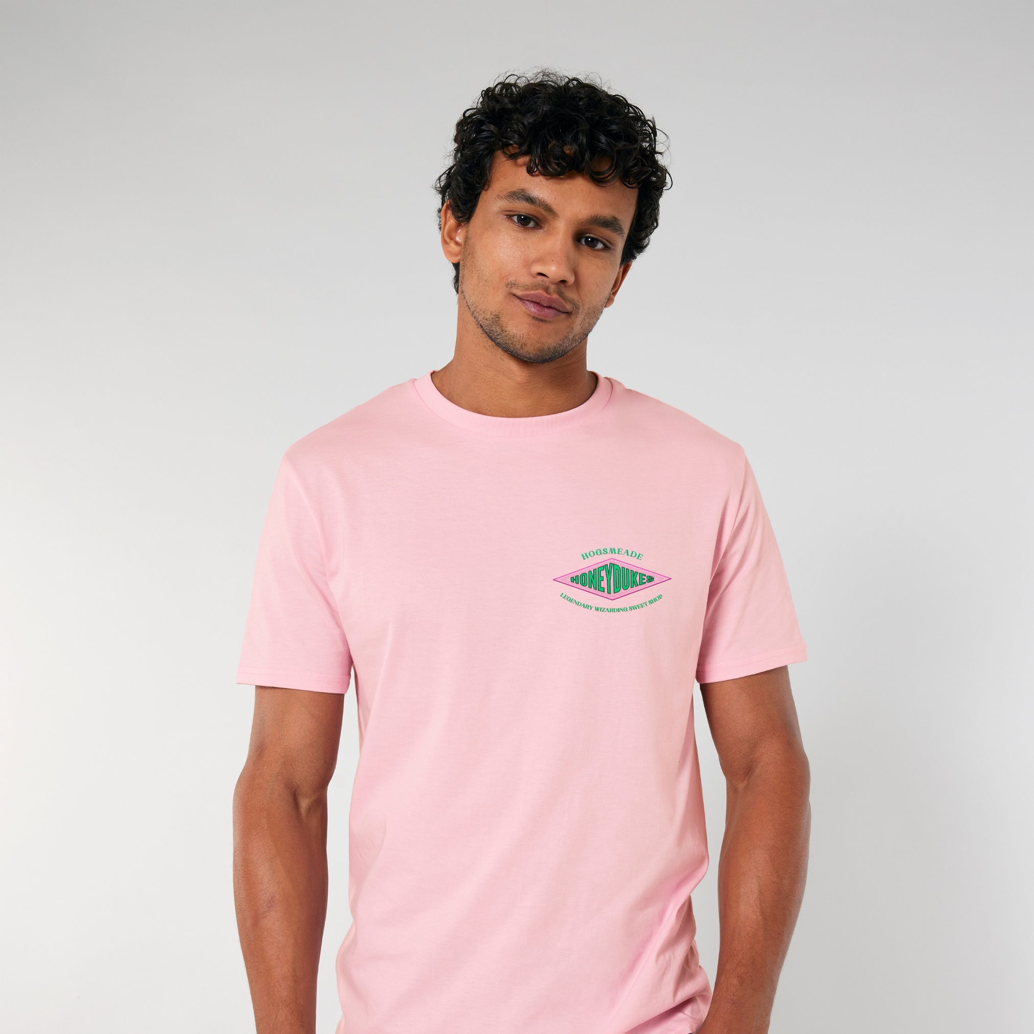 Unisex T-shirt with Honeydukes candy shop design