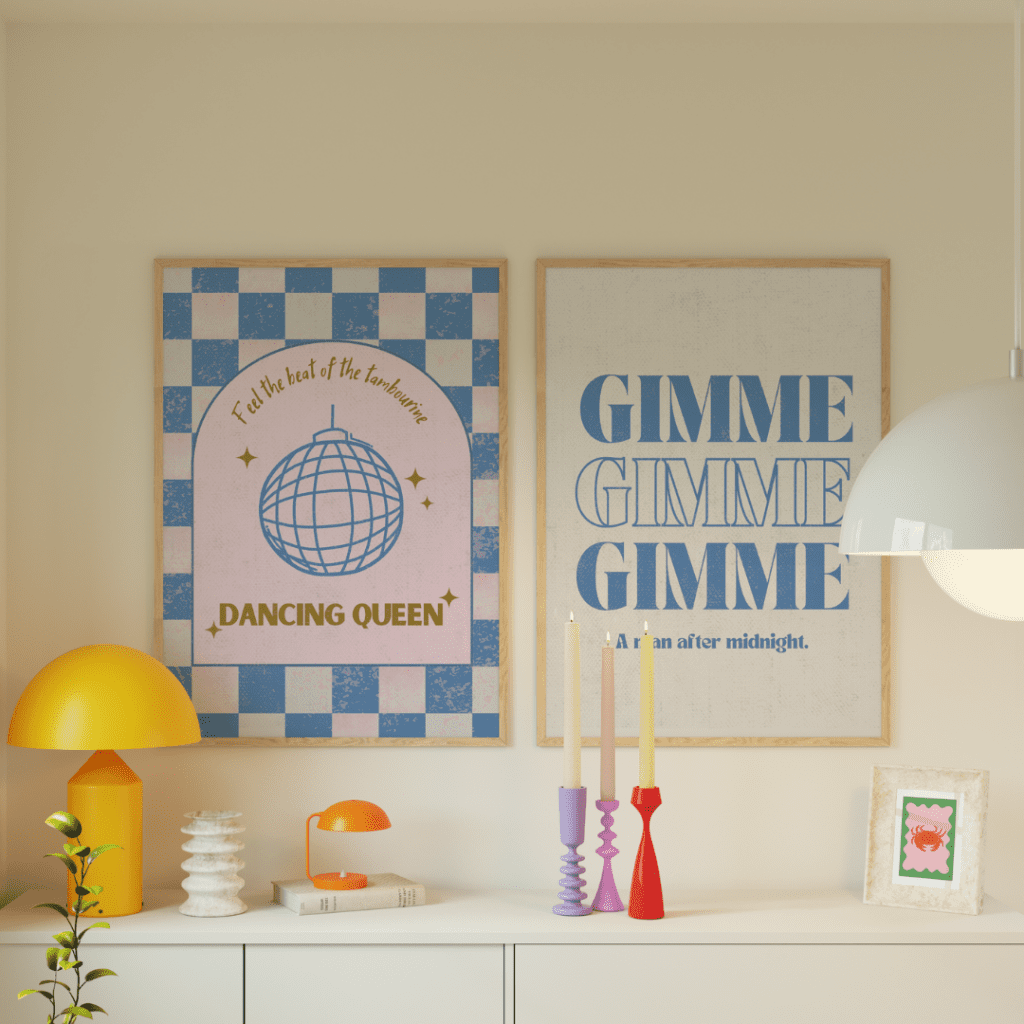 mamma mia dancing queen print