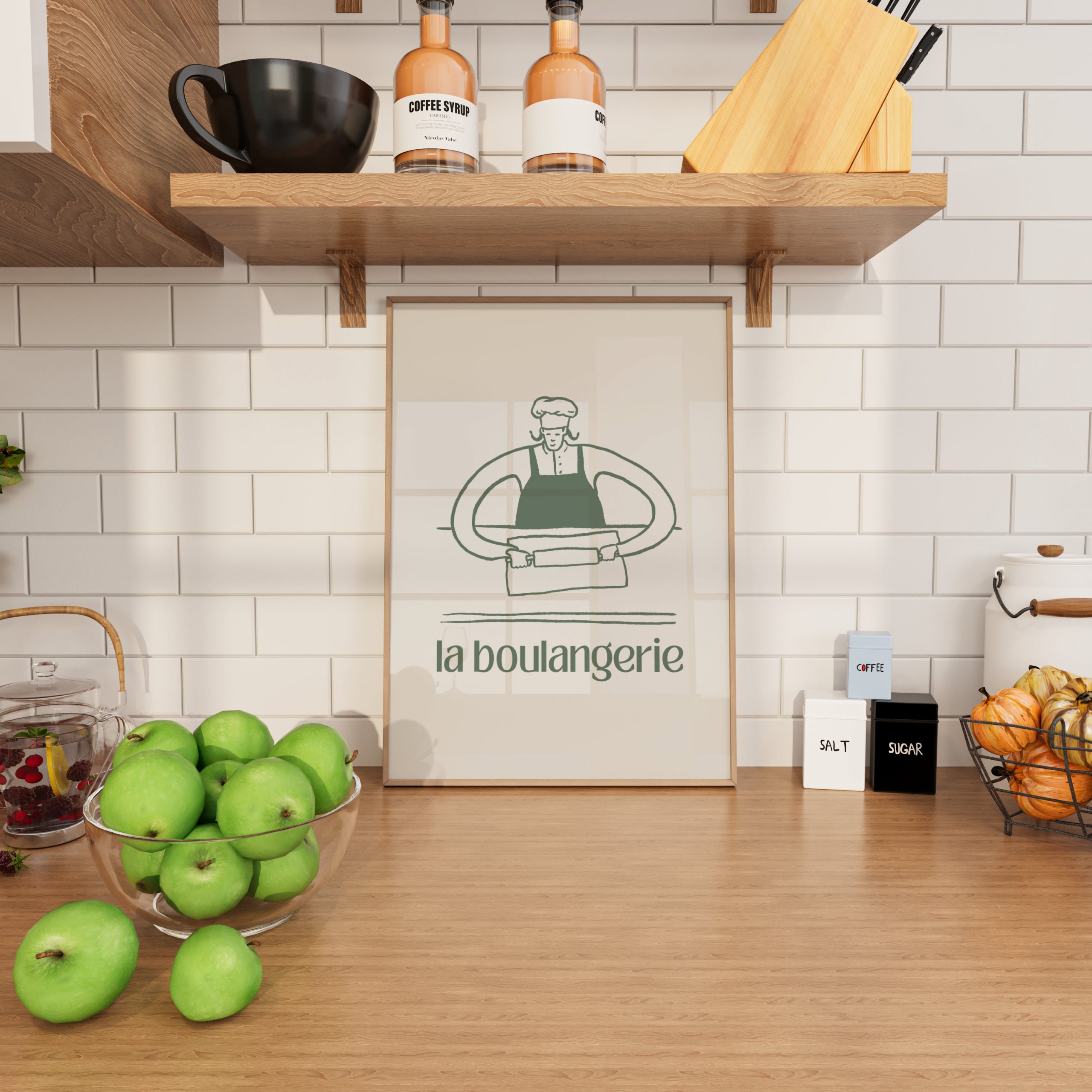 La Boulangerie Living Room Mockup