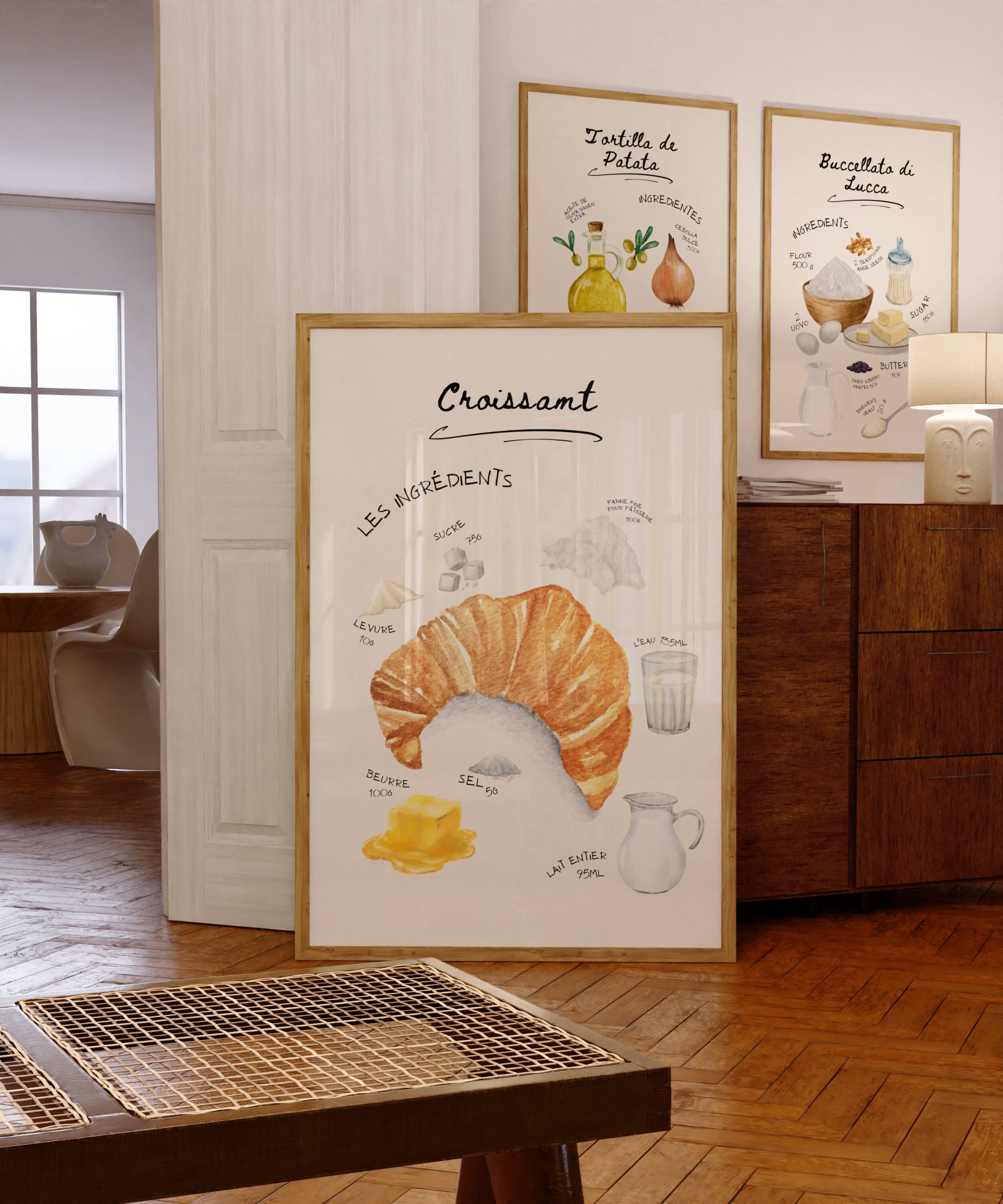 Minimalist Pastry Print