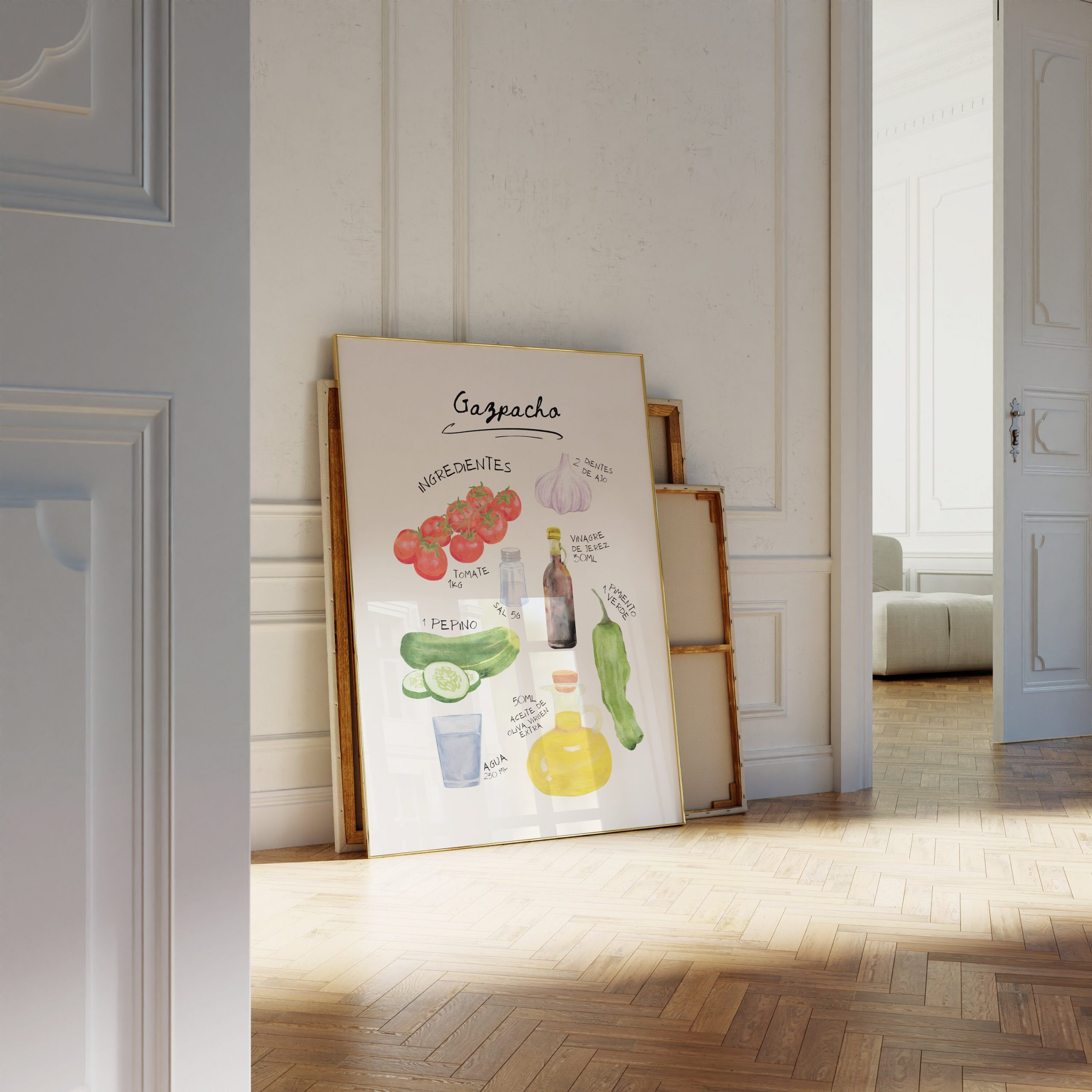 Colorful Spanish Art Print