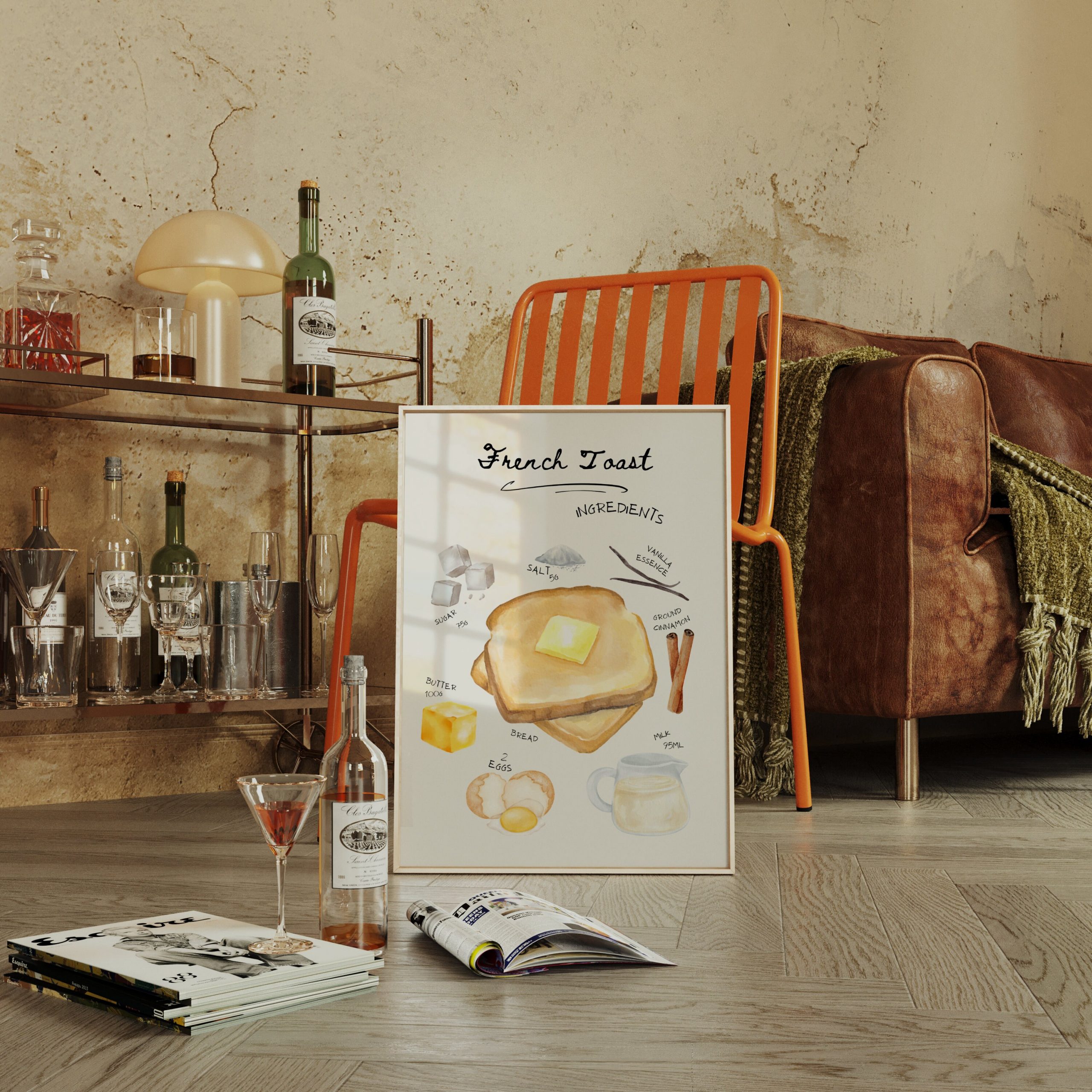 Digital Kitchen Art Print