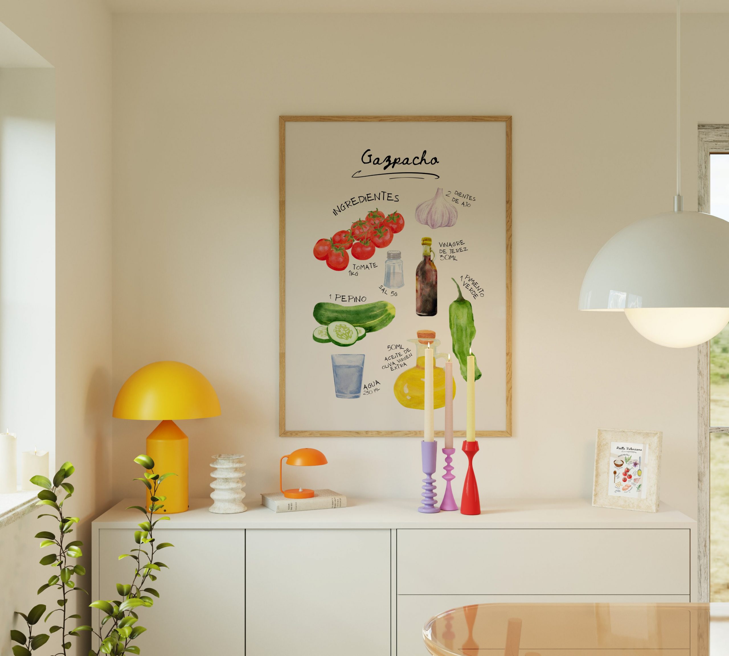 Watercolor Gazpacho Print