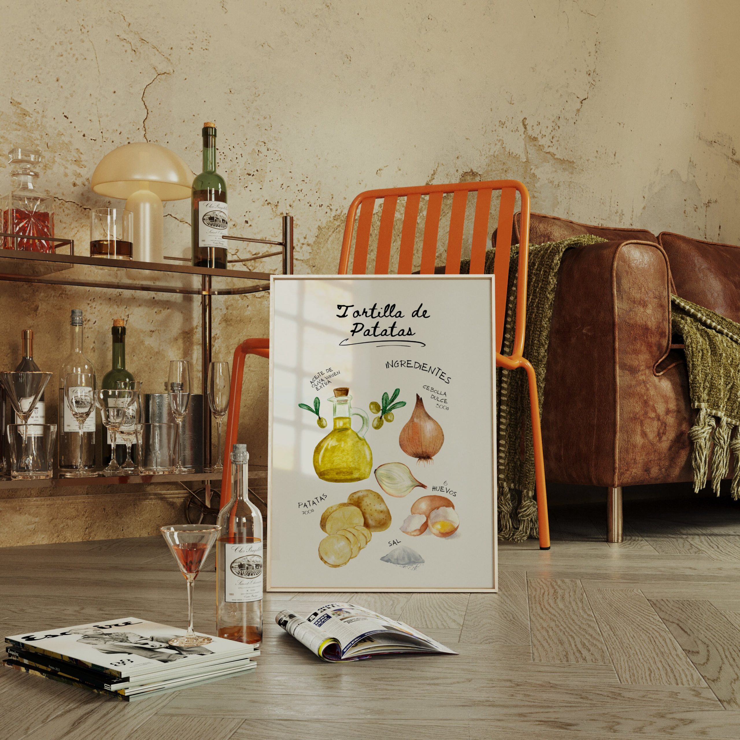 Spanish Omelet Art Print