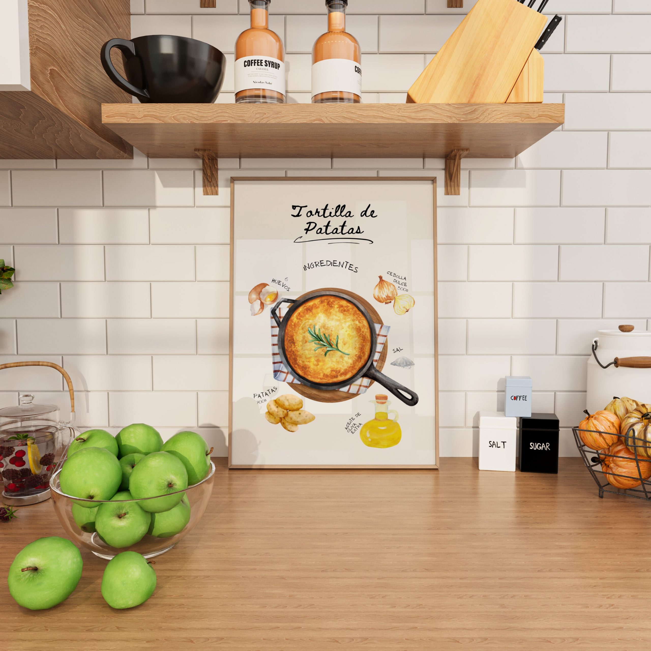 Mediterranean Kitchen Wall Art