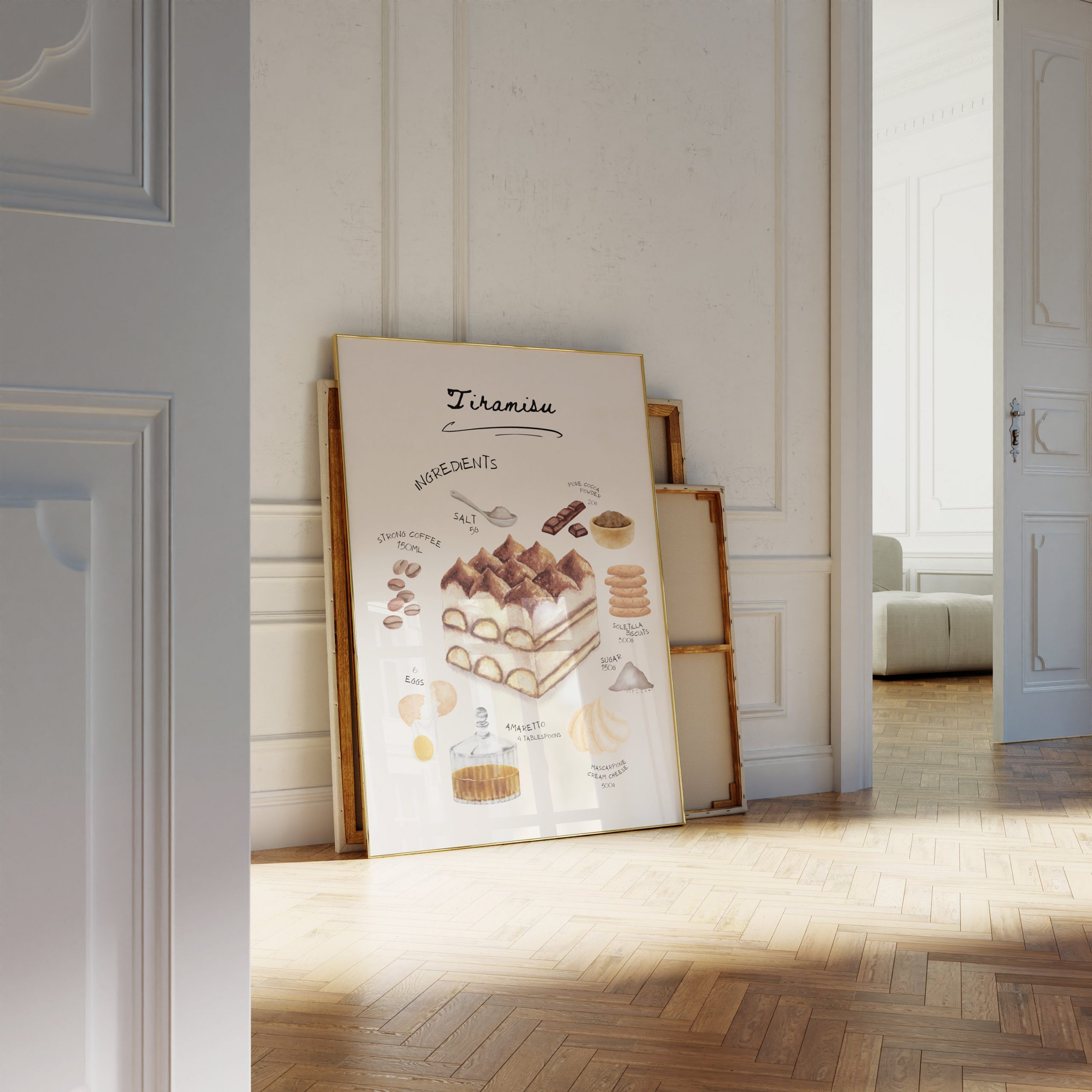 Tiramisu - Recipe Mockup