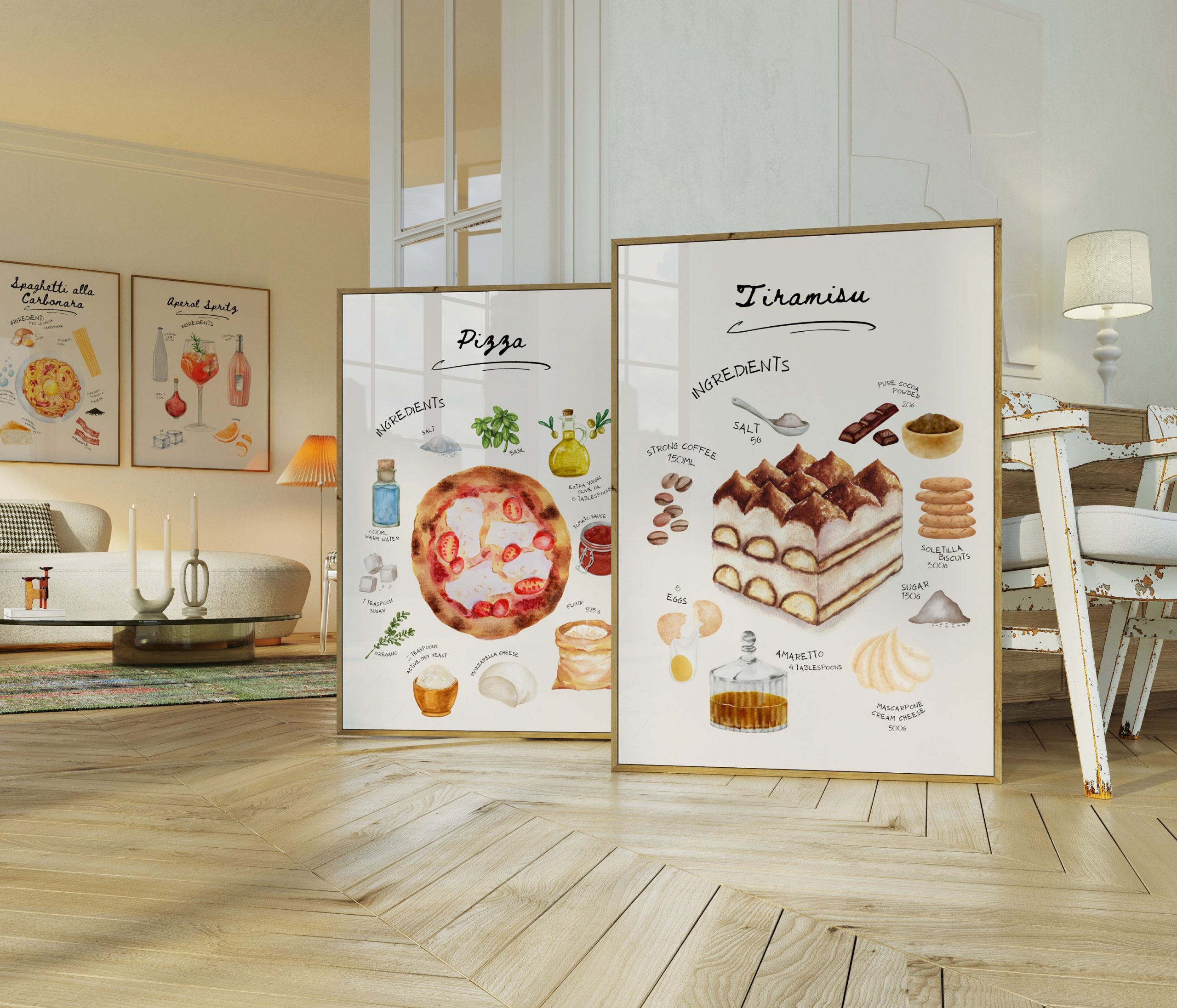 Set of 3 - Italian Typical Food - Image 7