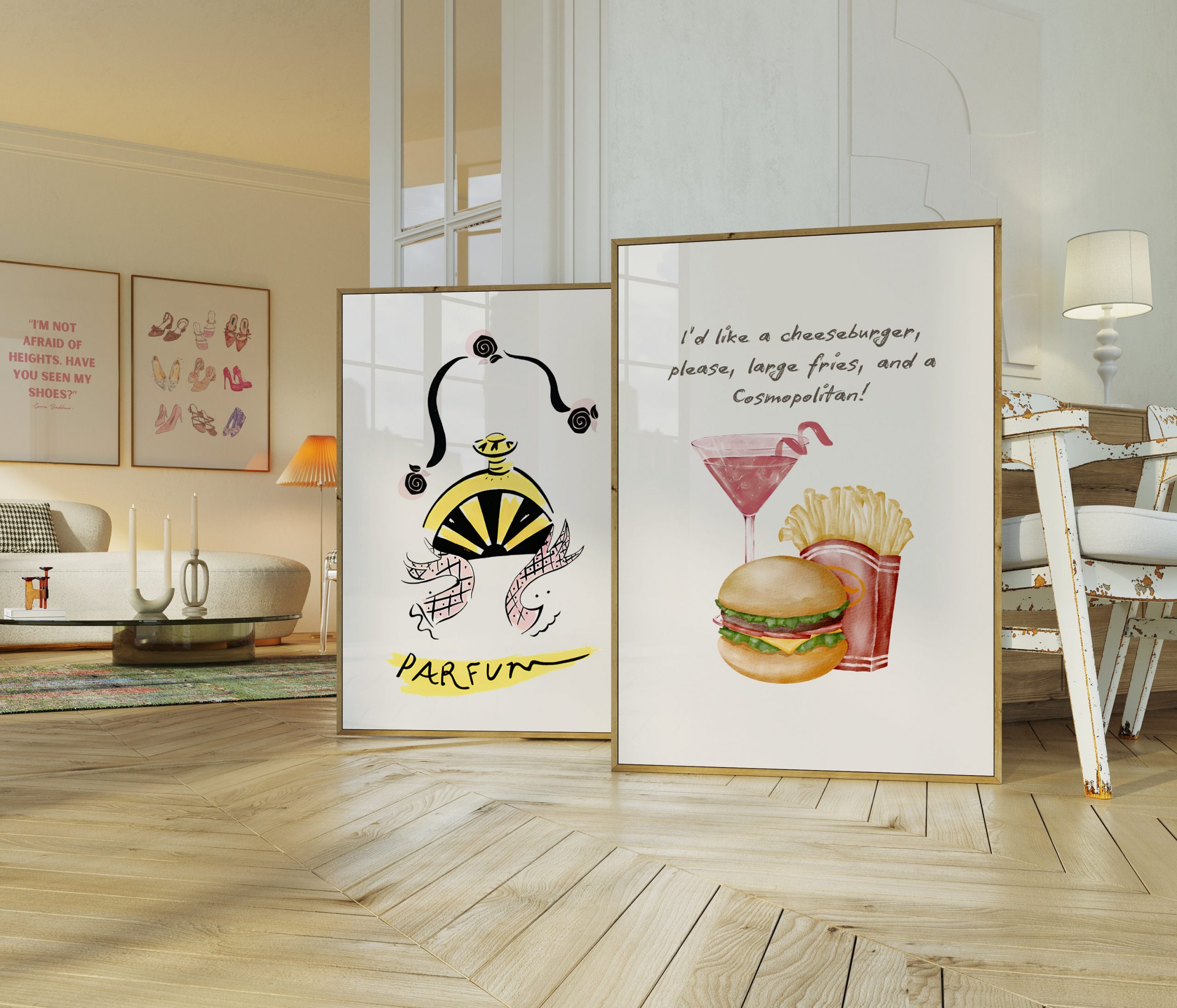 Cheeseburger Fries Cosmopolitan SATC - Image 9