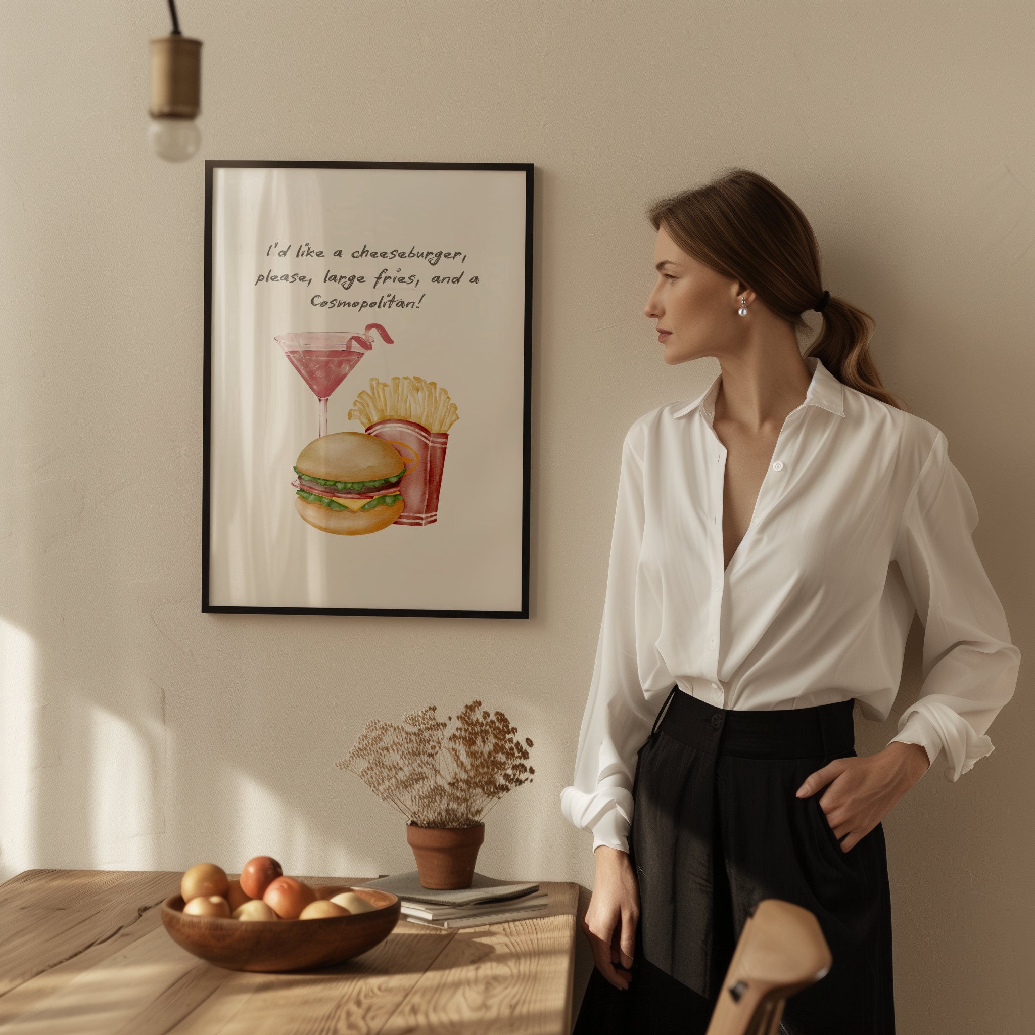 Cheeseburger Fries Cosmopolitan SATC - Image 6