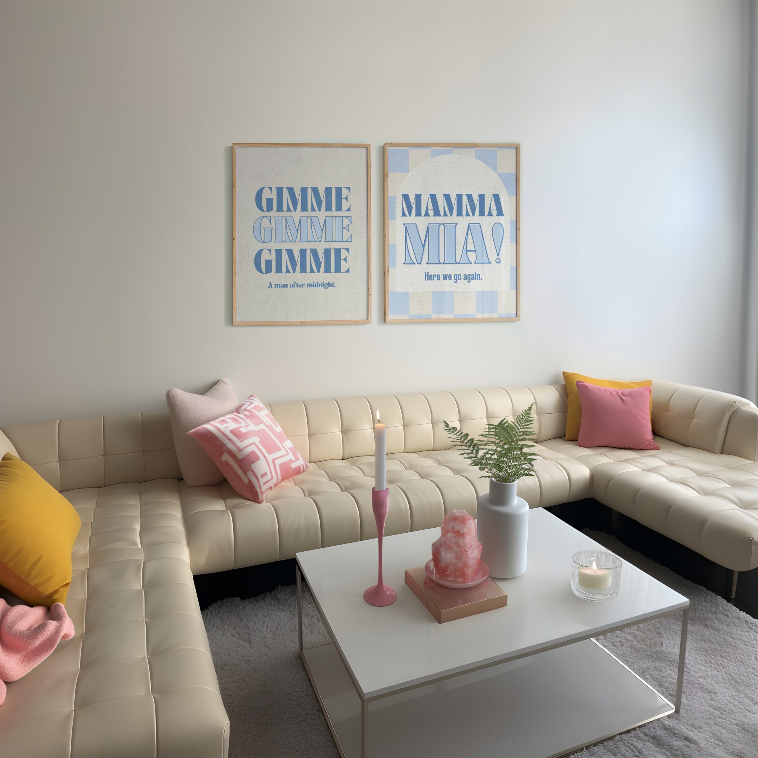 Set of 2 - Mamma Mia Gimme - Blue - Image 7