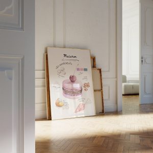 Macaron - Recipe Ingredients Mockup