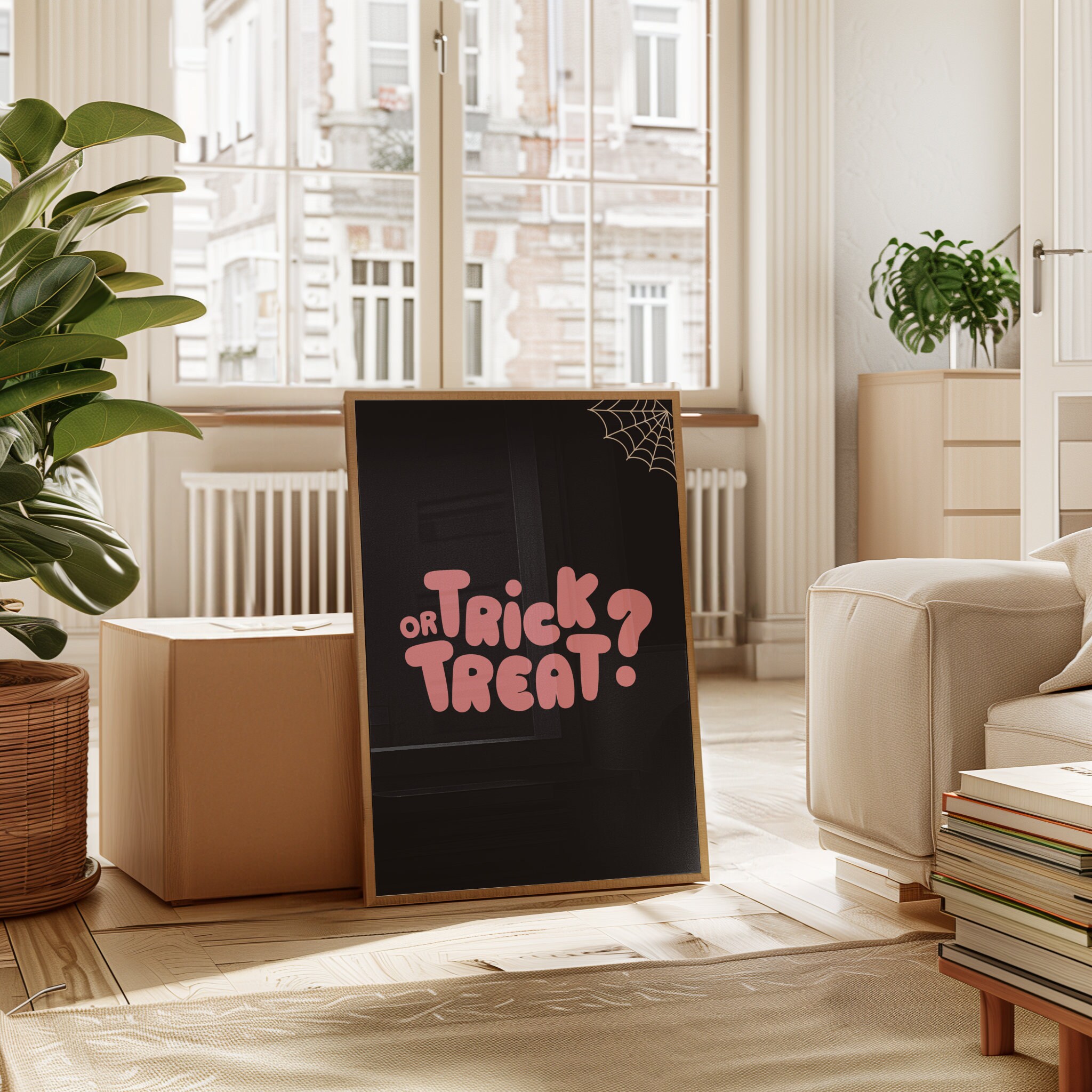 Trick or Treat - Black Pink Mockup