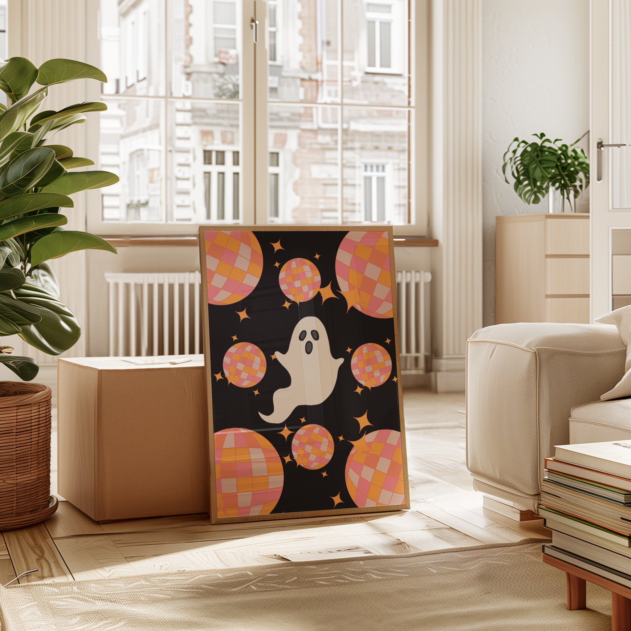 Set of 3 - Pink Halloween Decor - Image 3