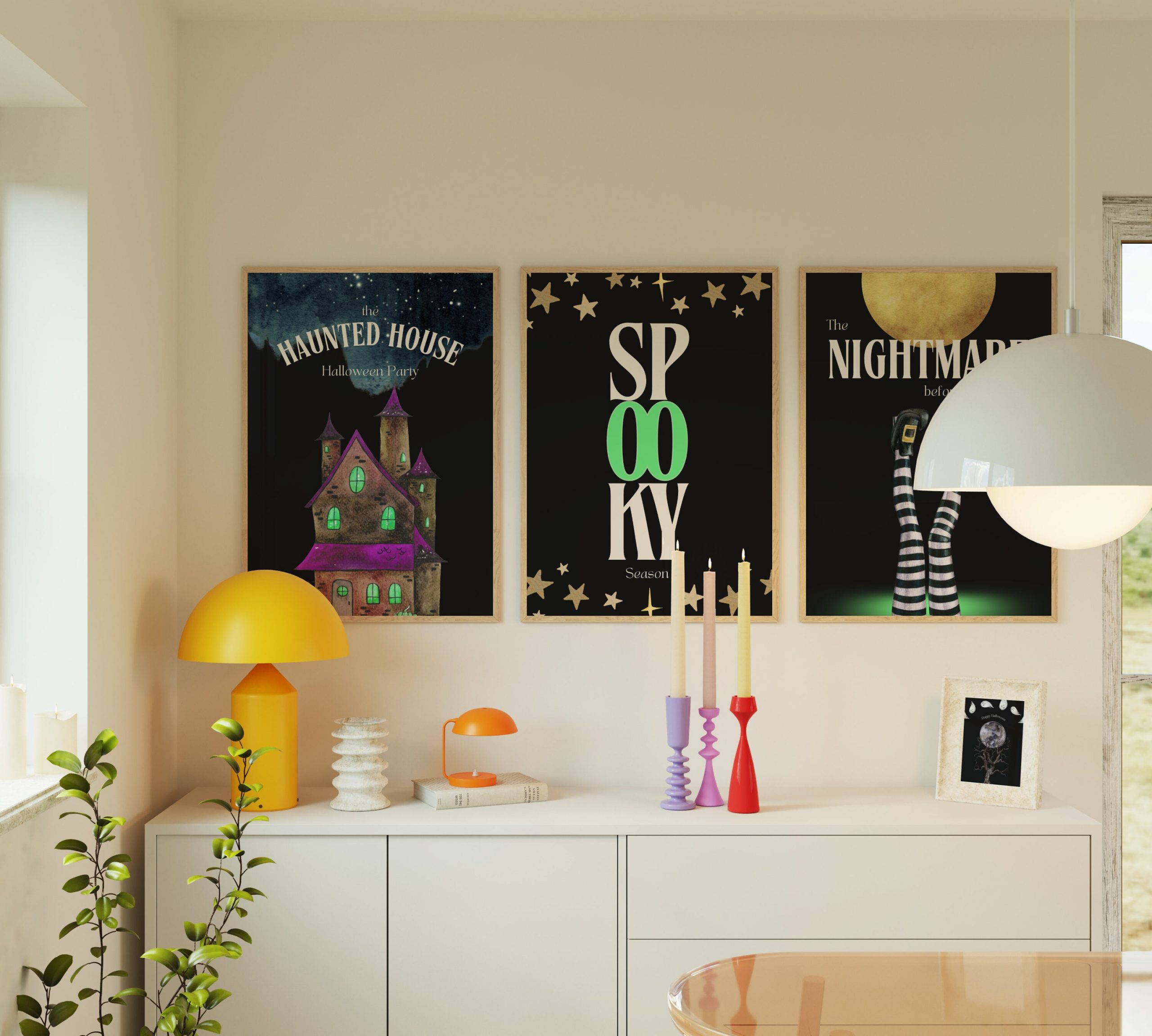 Set of 3 - The Nightmare Before Christmas Mockup