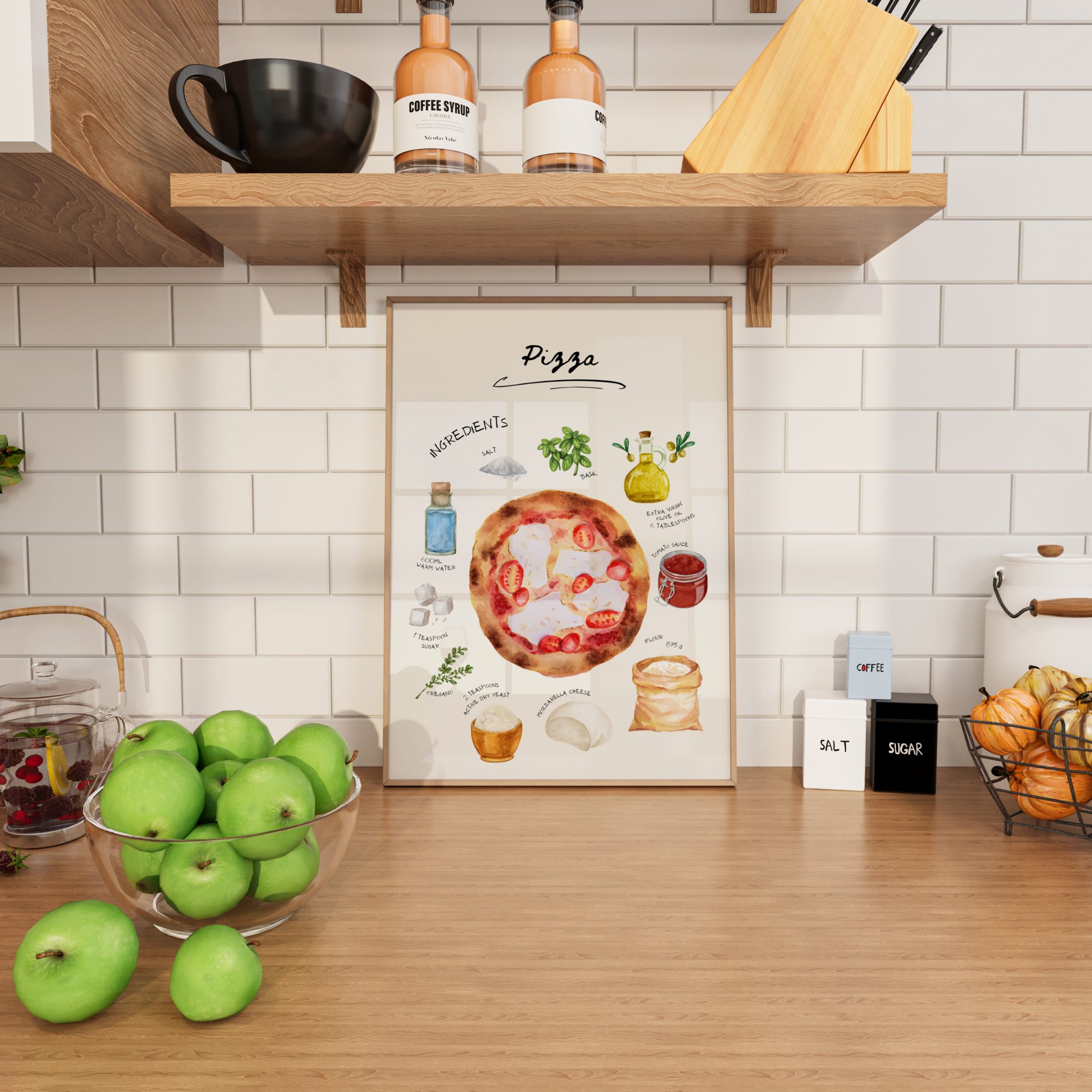 Set of 3 - Italian Typical Food - Image 8