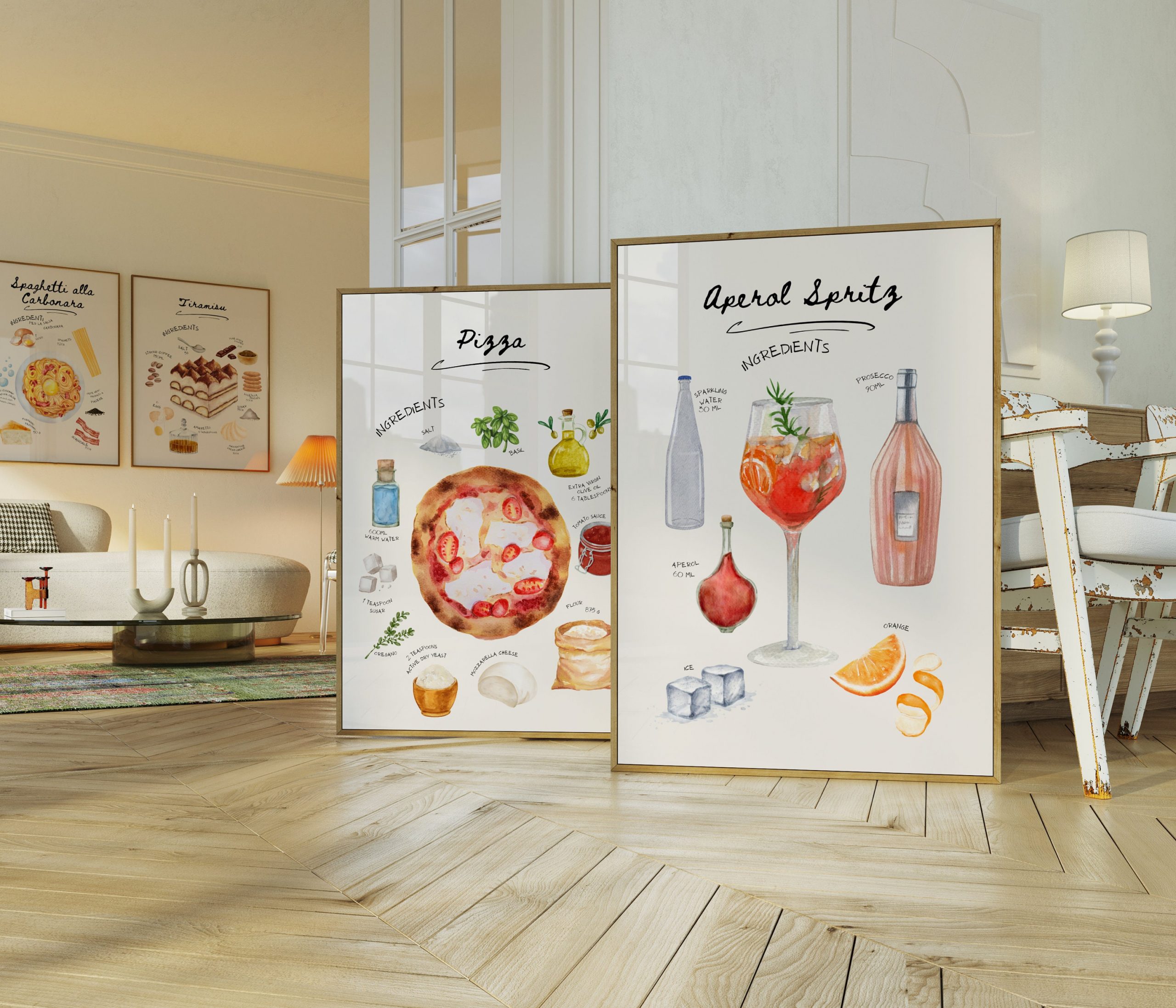 Set of 3 - Italian Typical Food - Image 6