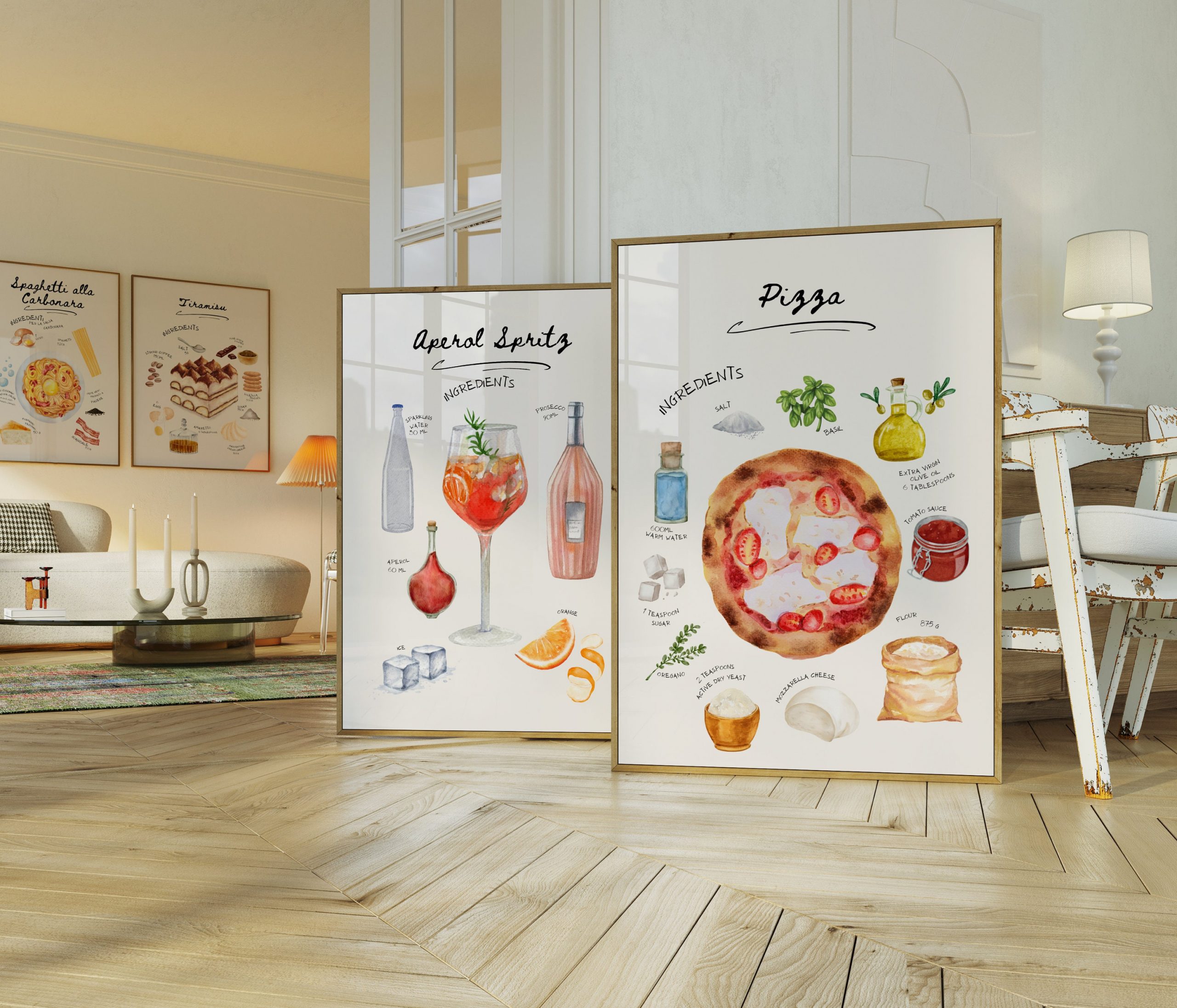 Set of 3 - Italian Typical Food - Image 5