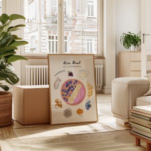 Acai Bowls - Ingredients Mockup