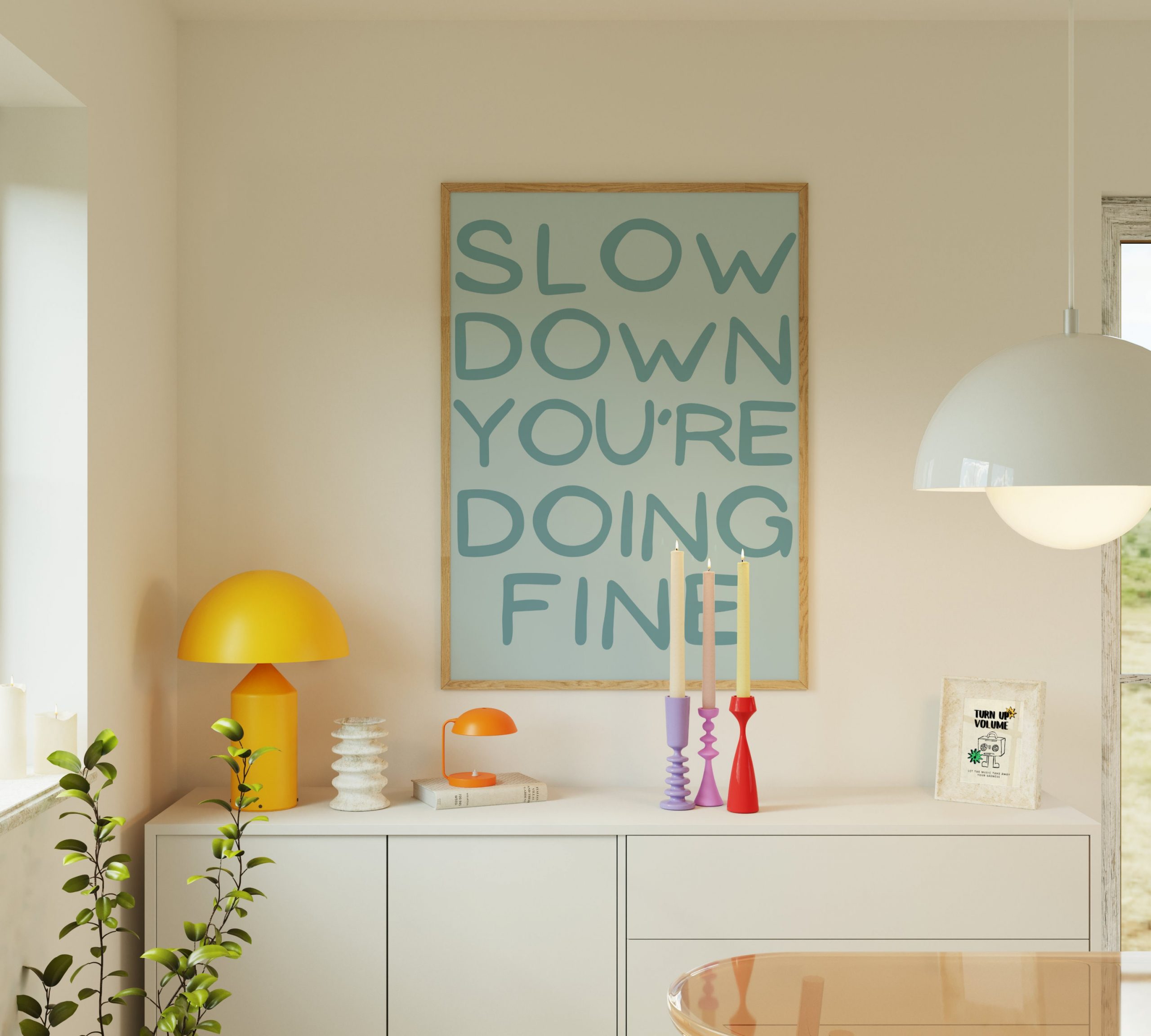 Slow Down You're Doing Fine - Blue - Image 10