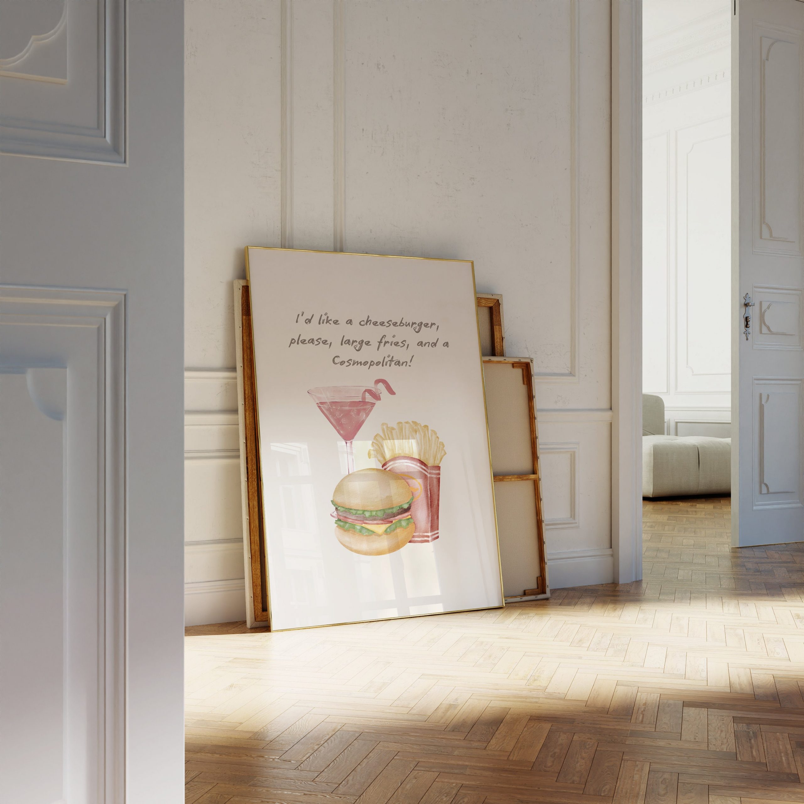 Cheeseburger Fries Cosmopolitan SATC - Image 2