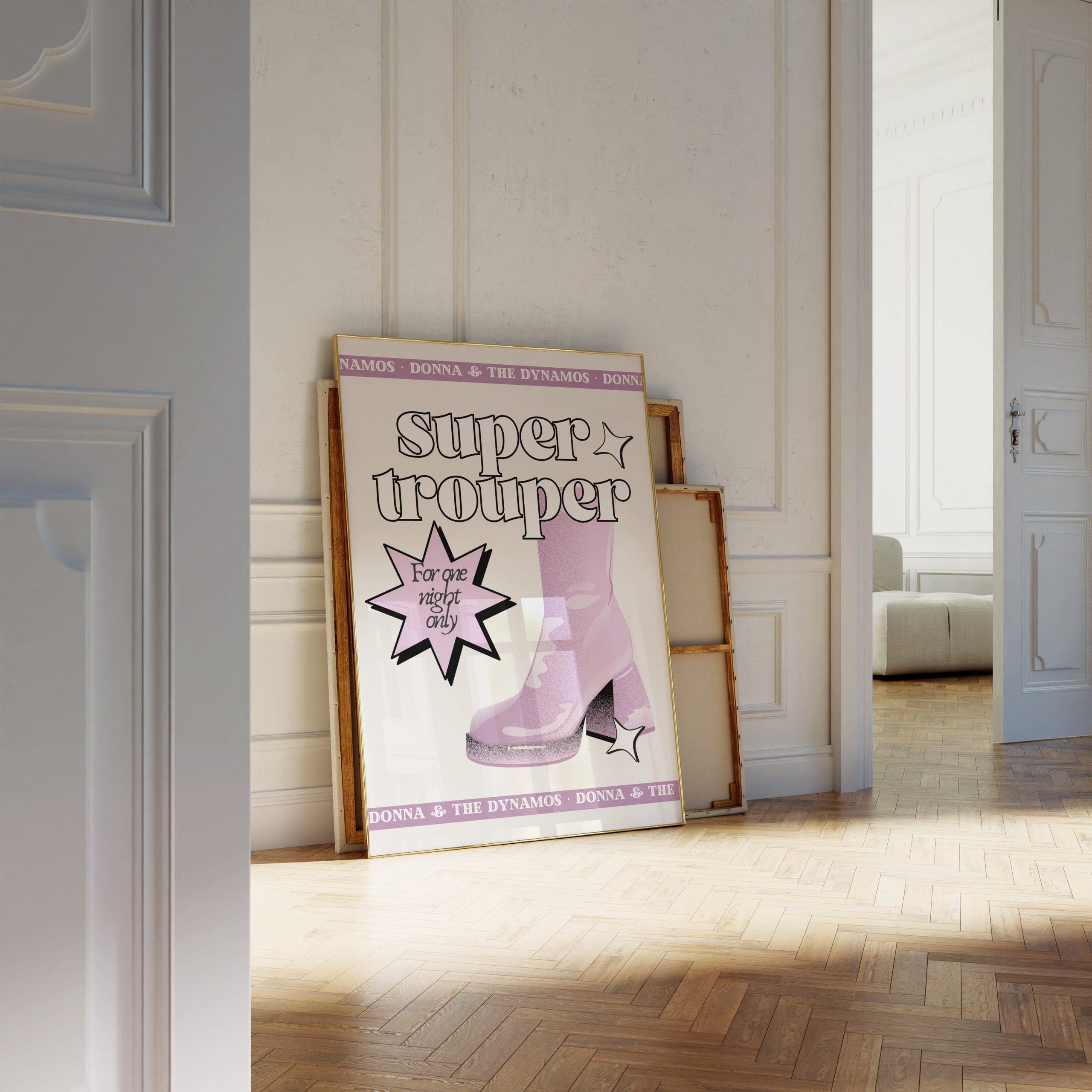 Super Trouper - Pink Mockup