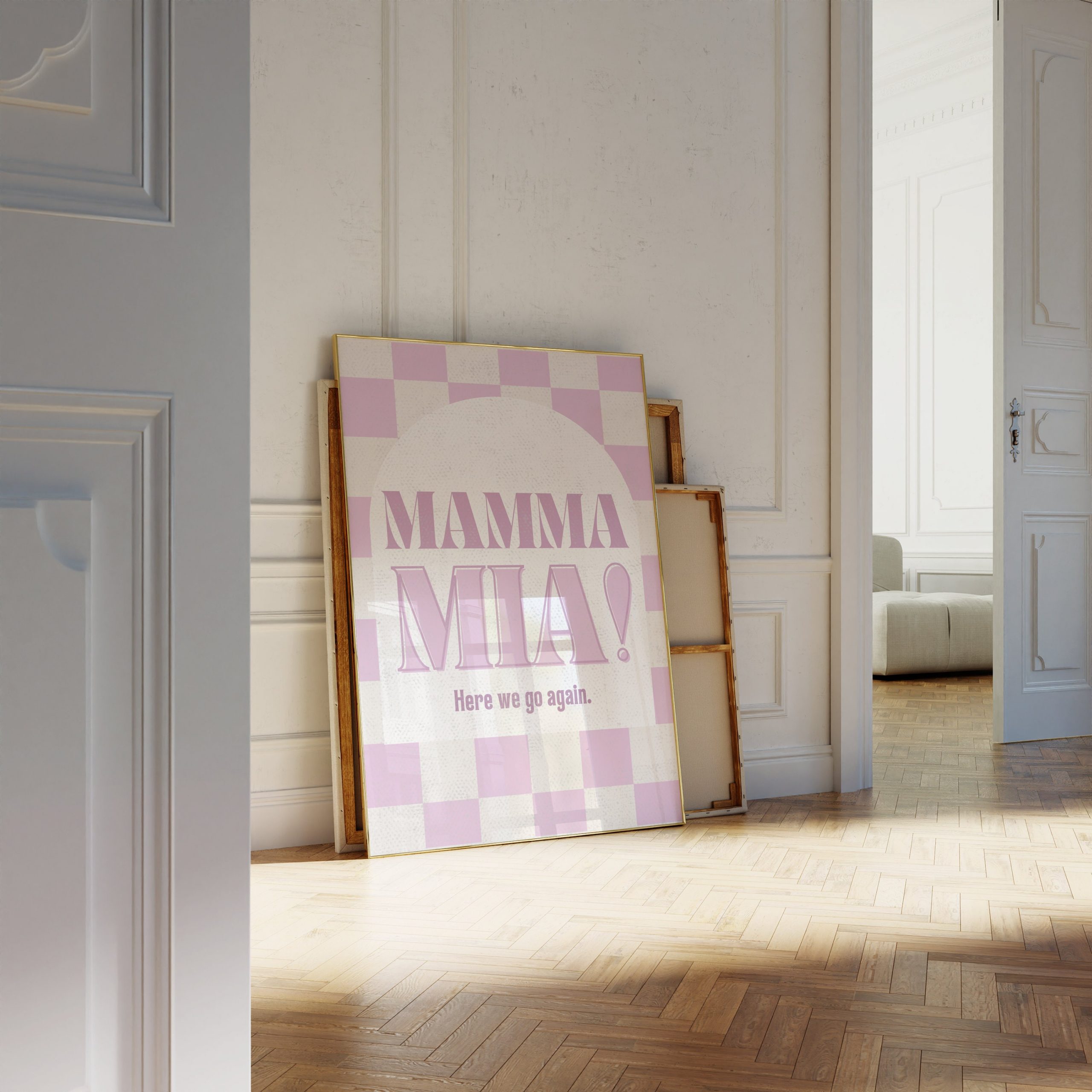 Mamma Mia 70s - Pink Mockup