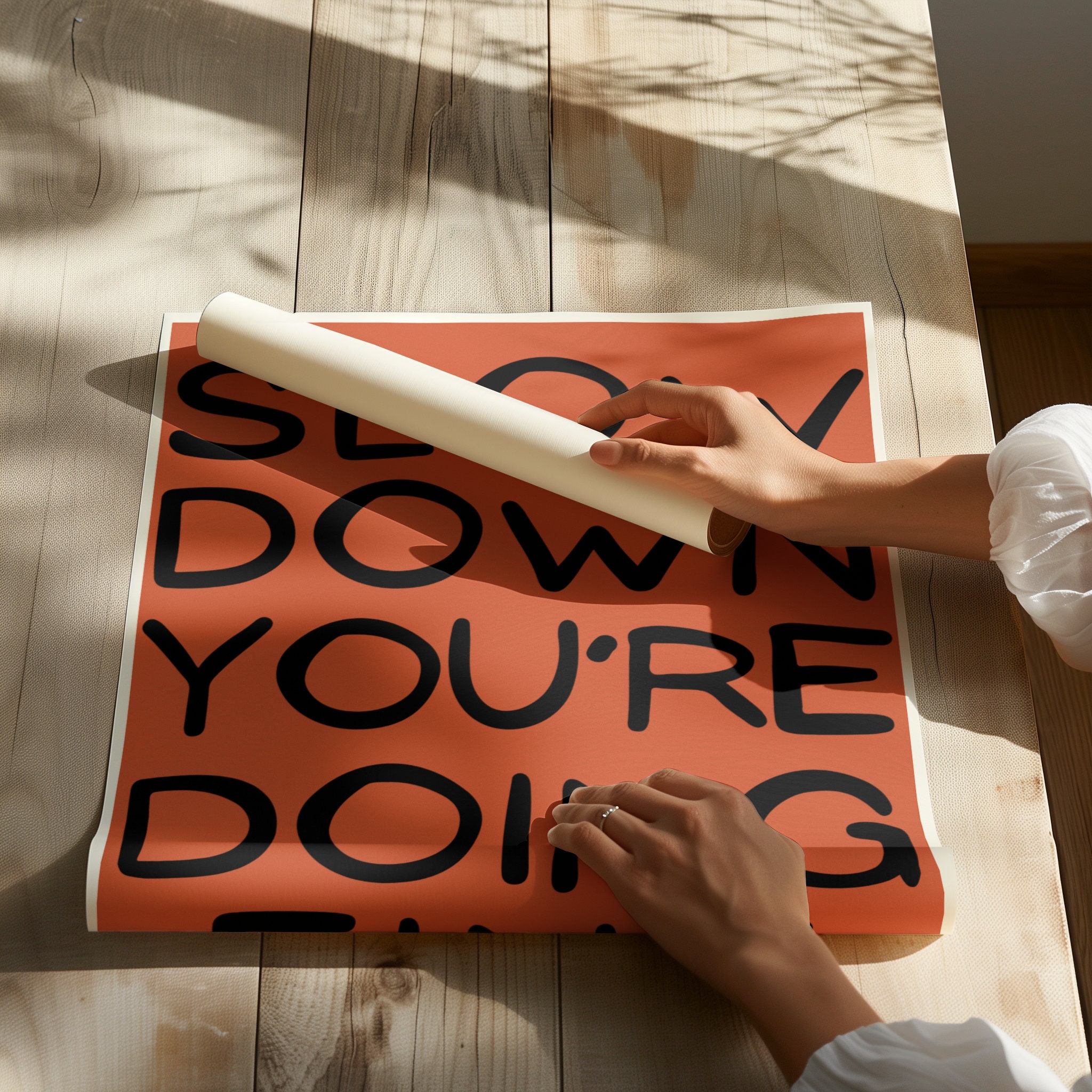 Slow Down You're Doing Fine - Red - Image 10