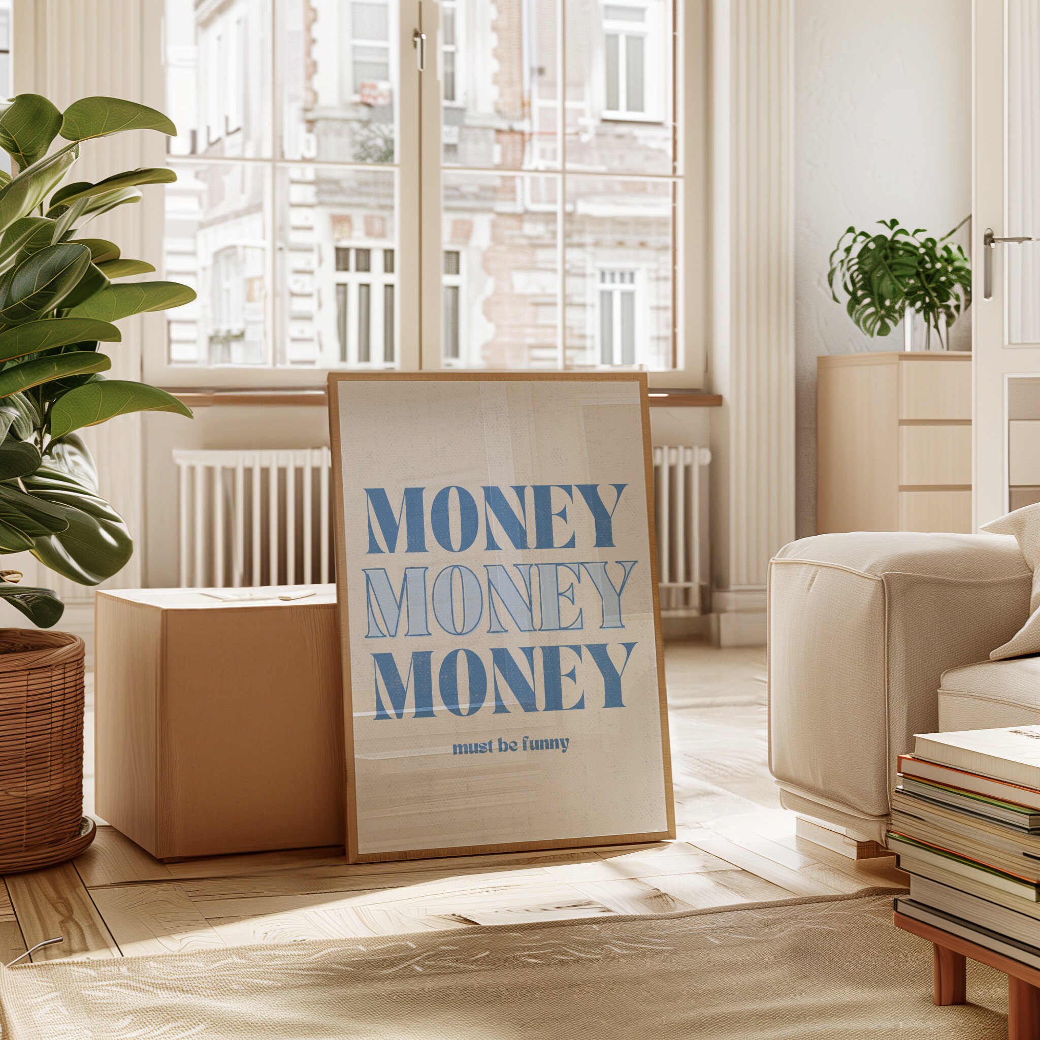 Make Your Own Money - Blue Mockup