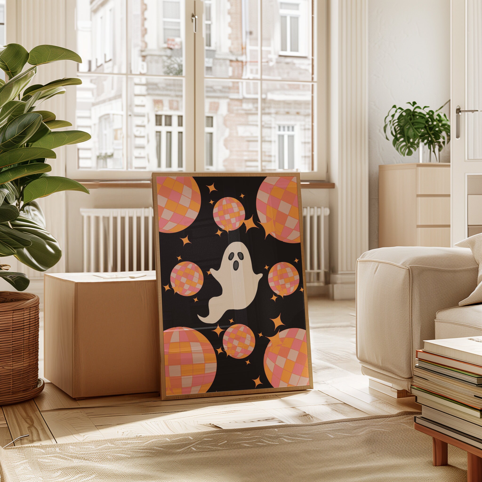 Disco Ball - Ghost Mockup