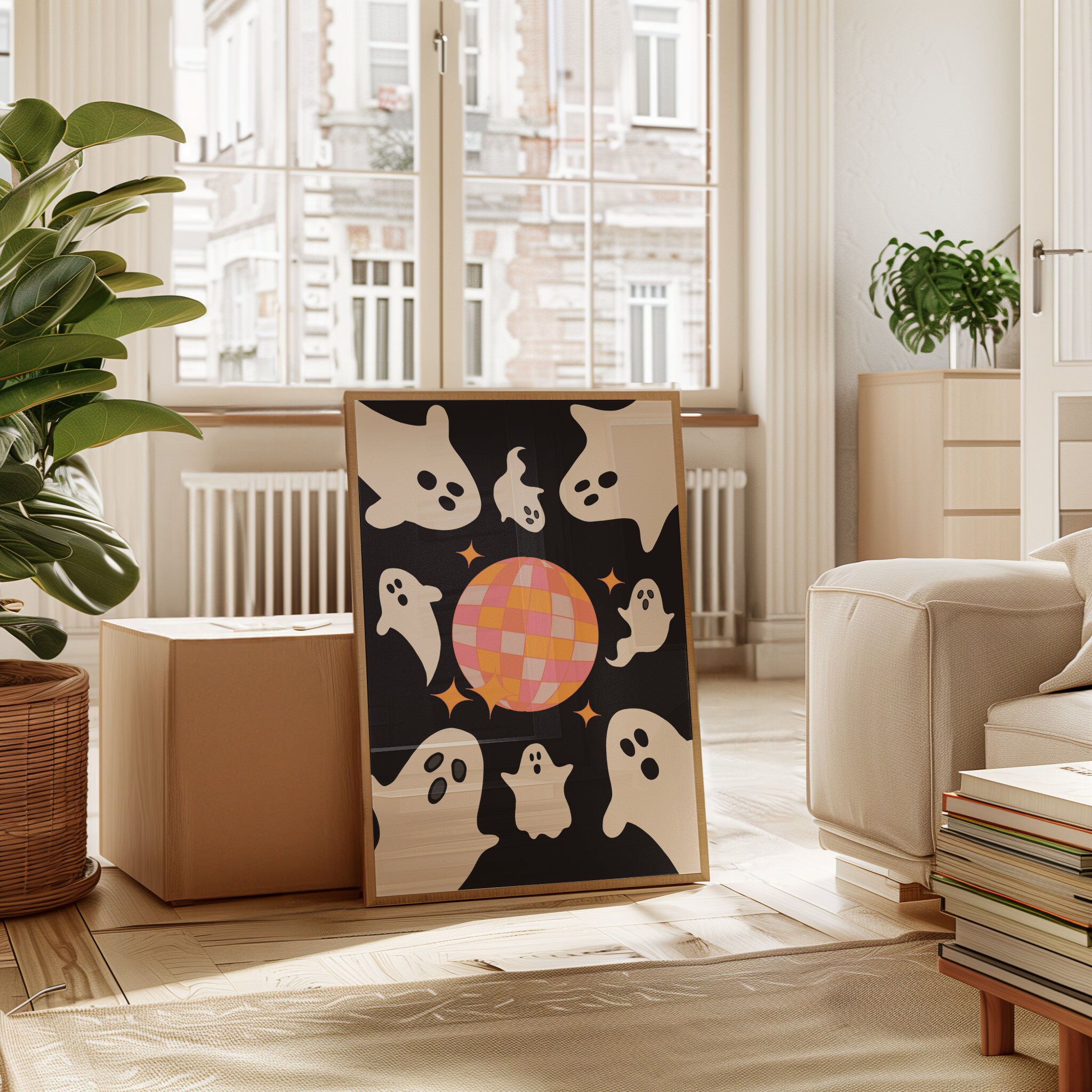 Ghost - Disco Ball Mockup