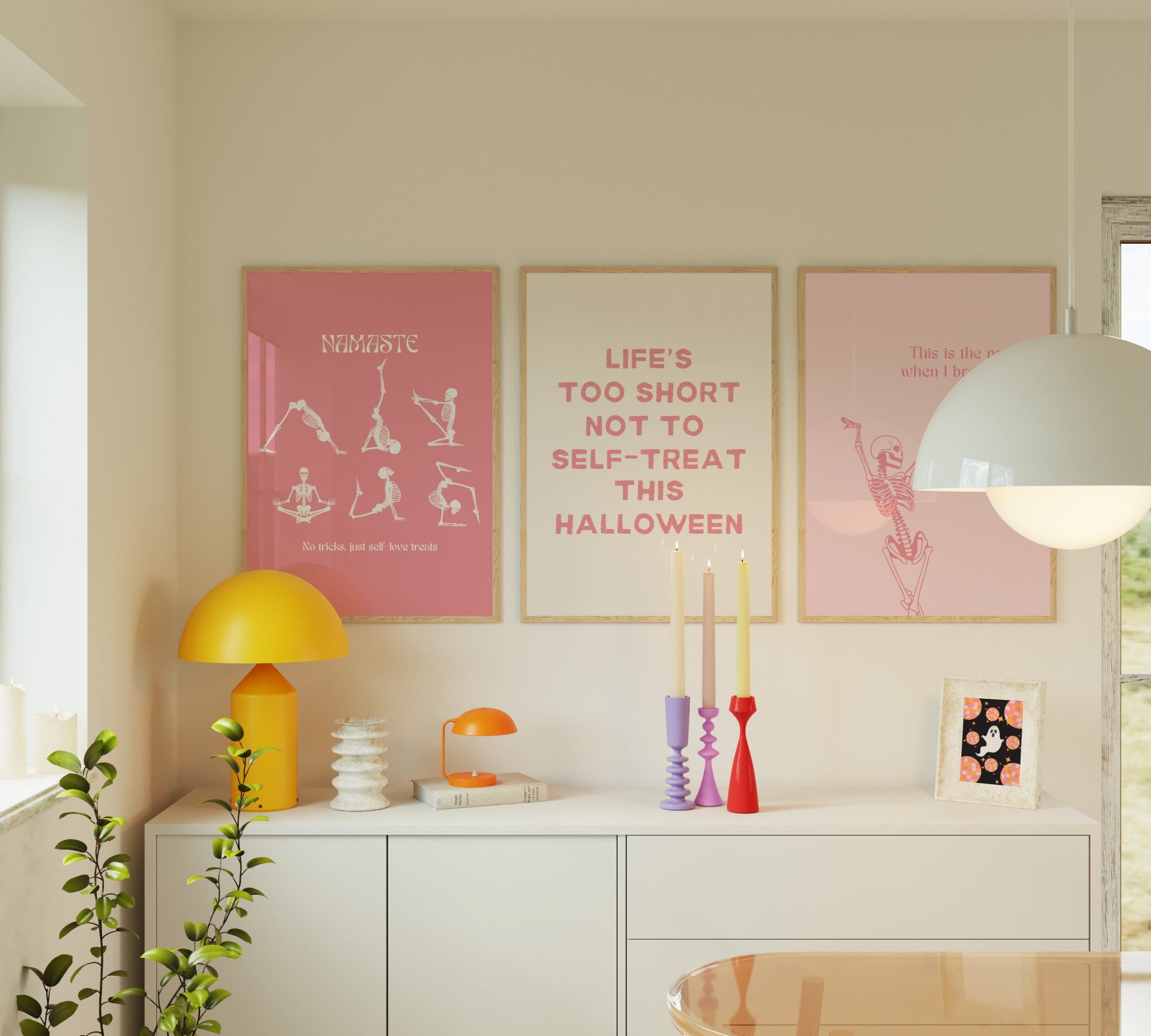 Pink Lyrics Wall Art Print