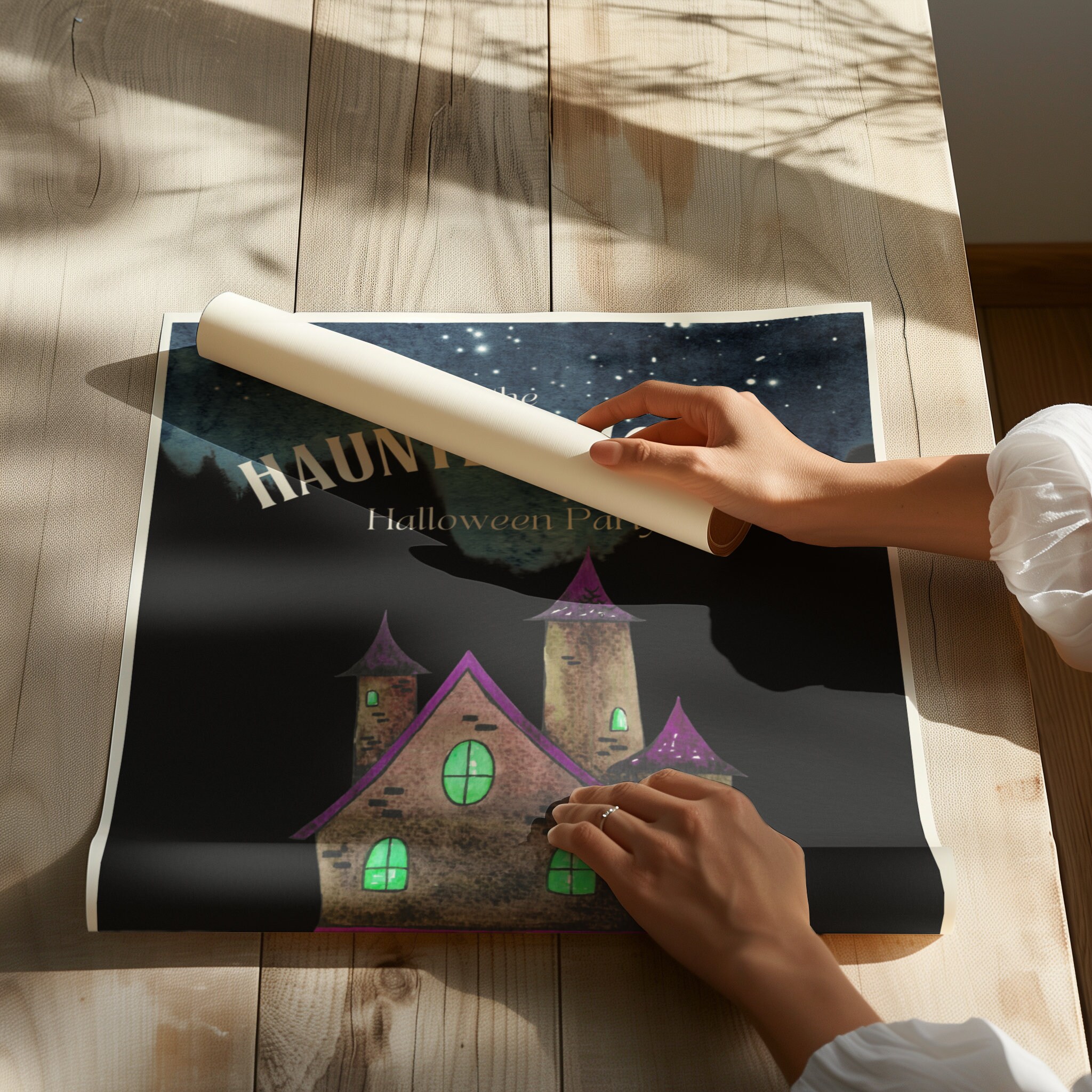 Magical Halloween Night Print