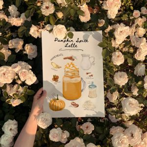 Pumpkin Spice Latte - Recipe Mockup